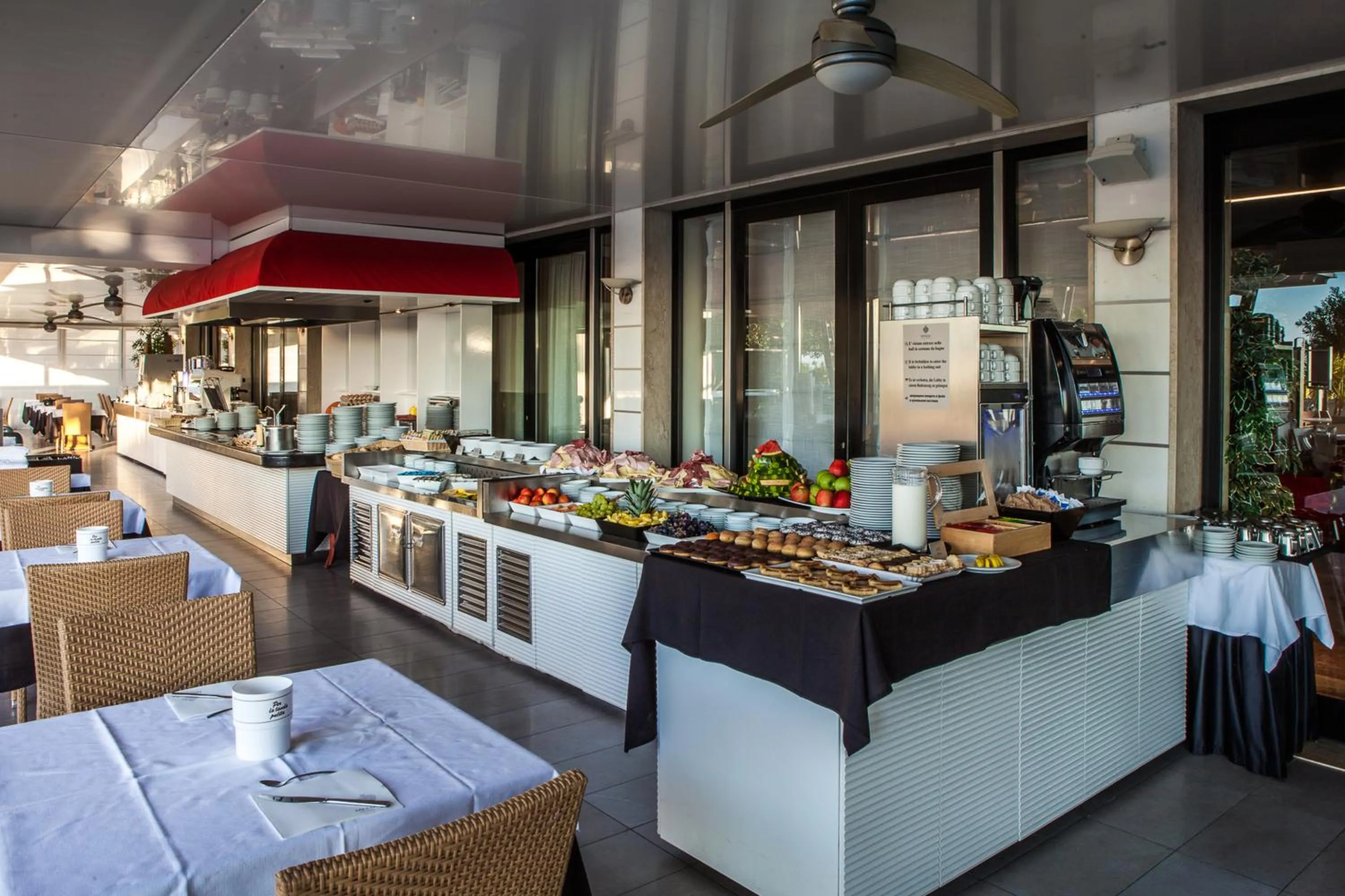 Breakfast in Hotel Cesare Augustus