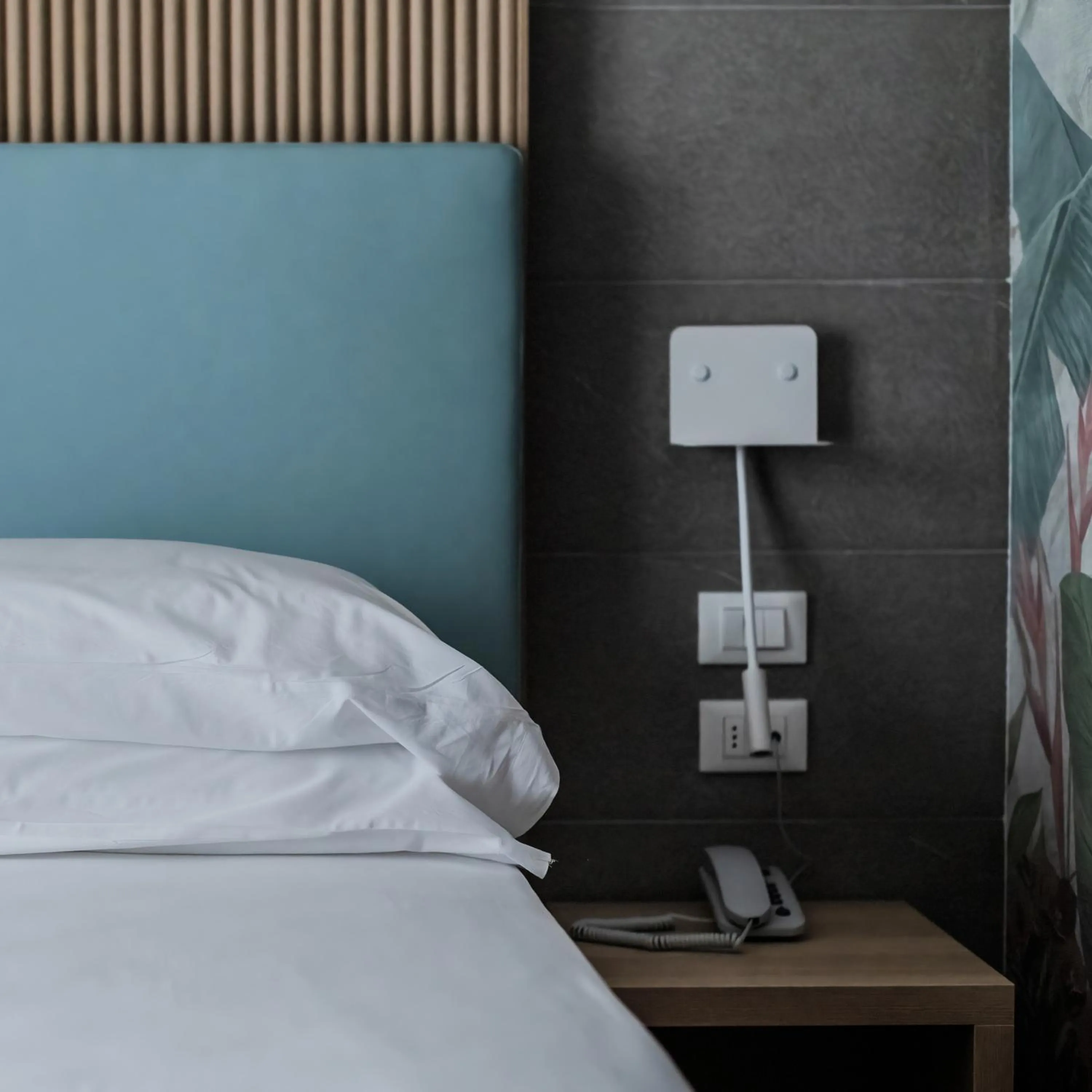 Bed in Hotel Cesare Augustus