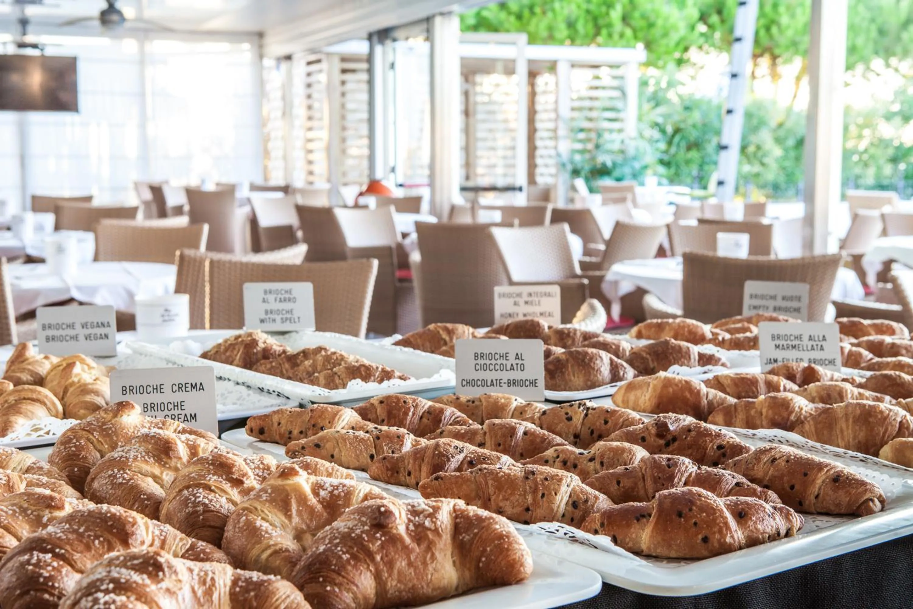 Continental breakfast in Hotel Cesare Augustus