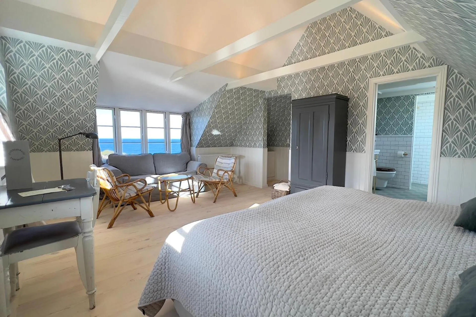 Bed in Stammershalle Badehotel