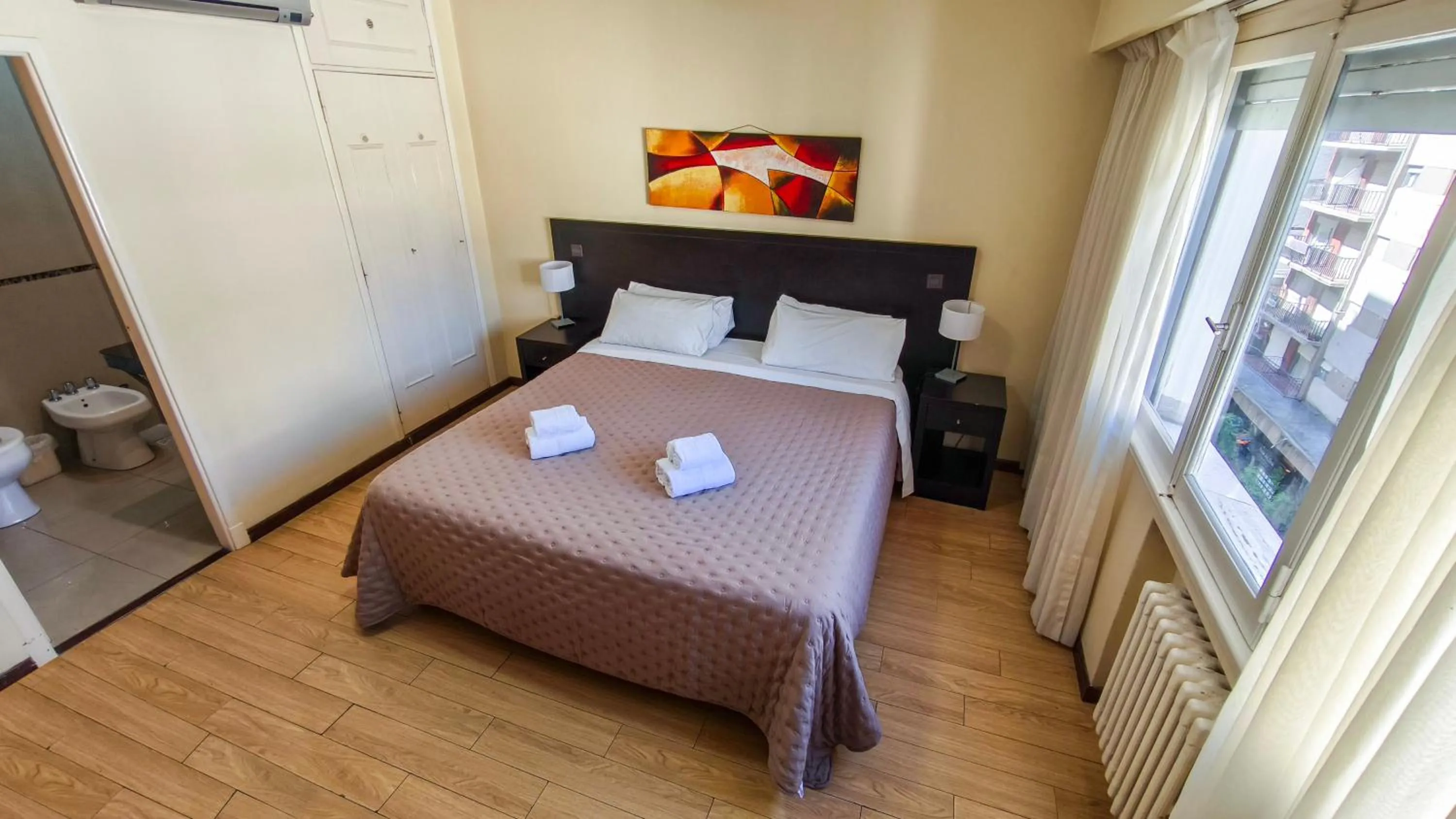 Bed in Argentino Hotel