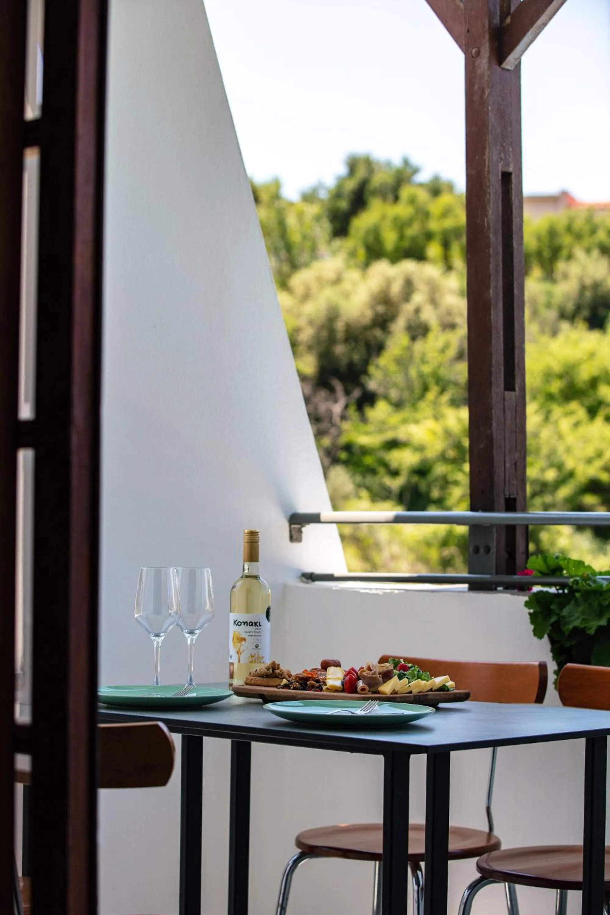 Balcony/Terrace in Anthos Apartments