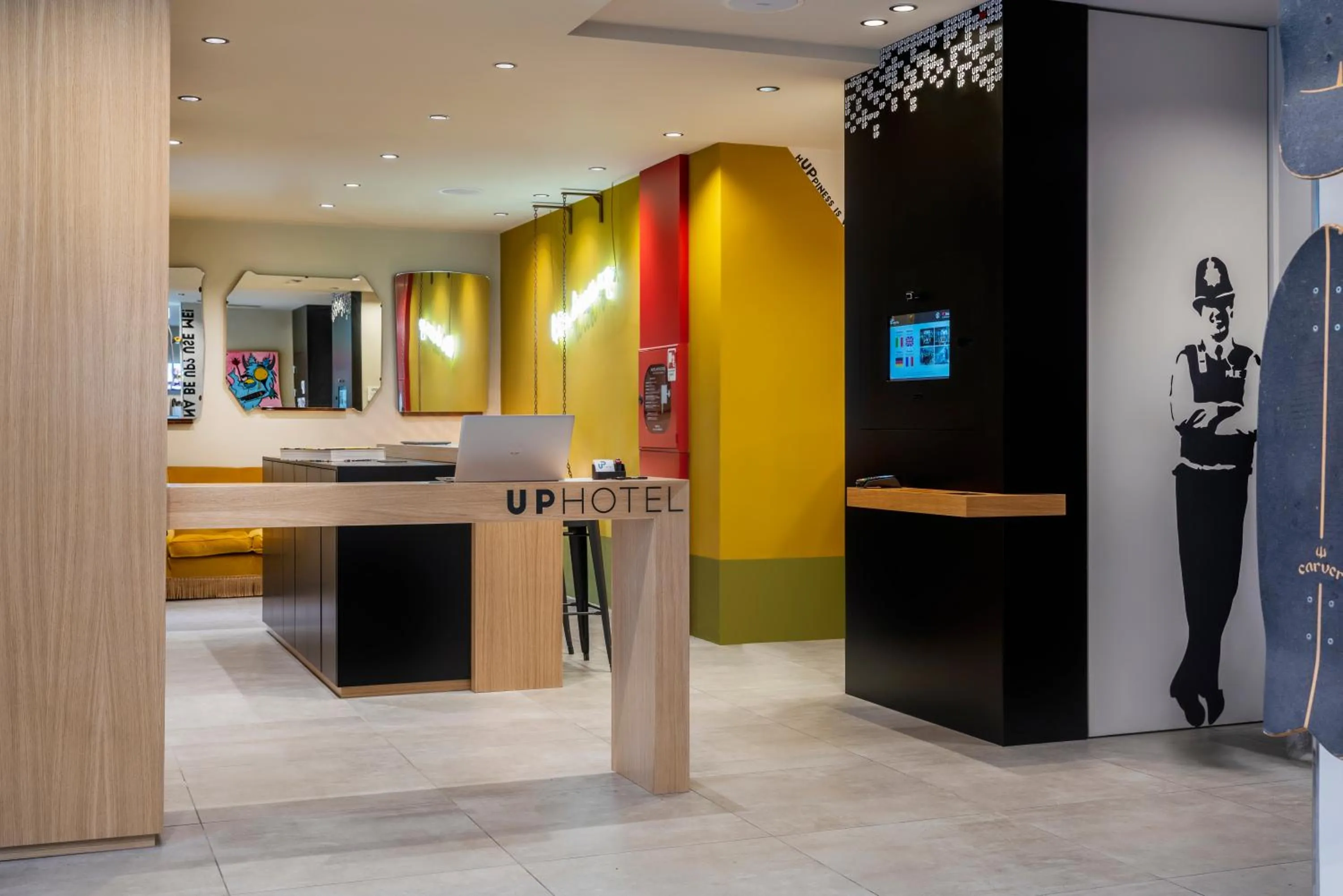 Lobby or reception in Up Hotel