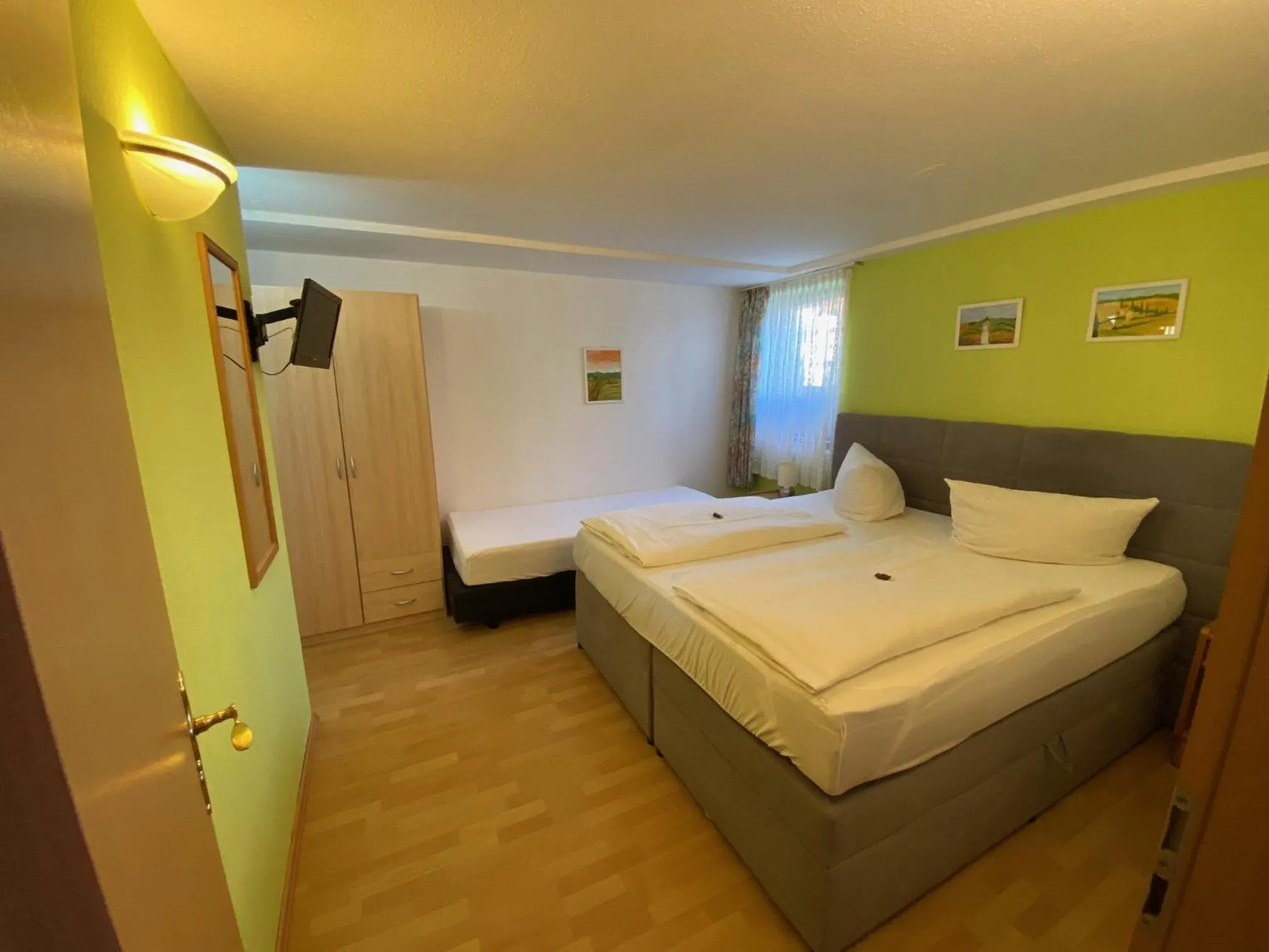 Bedroom, Bed in Ferienwohnung Reifberg