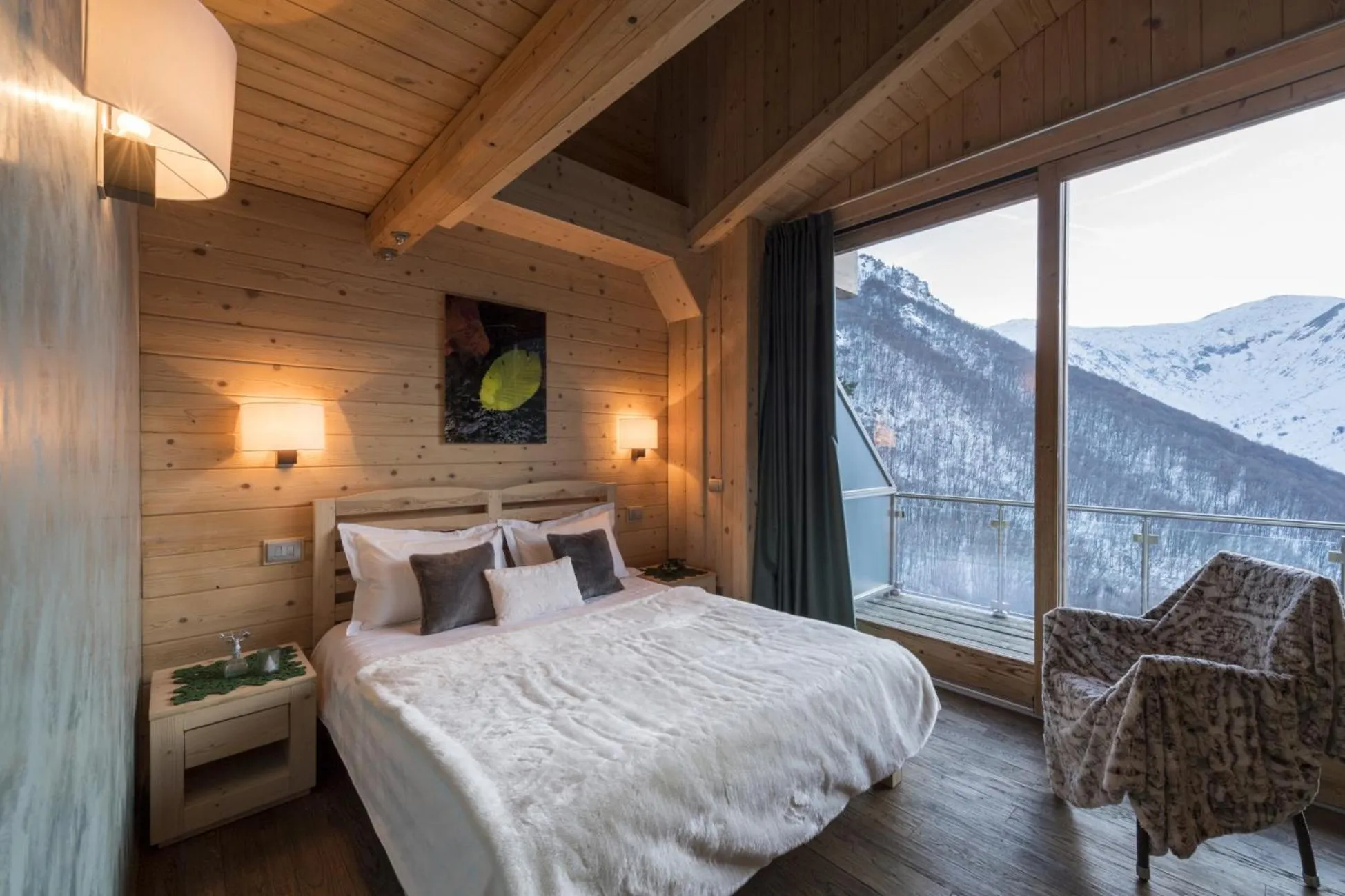 Mountain view in Chalet Morel 1586 Hotel & Spa