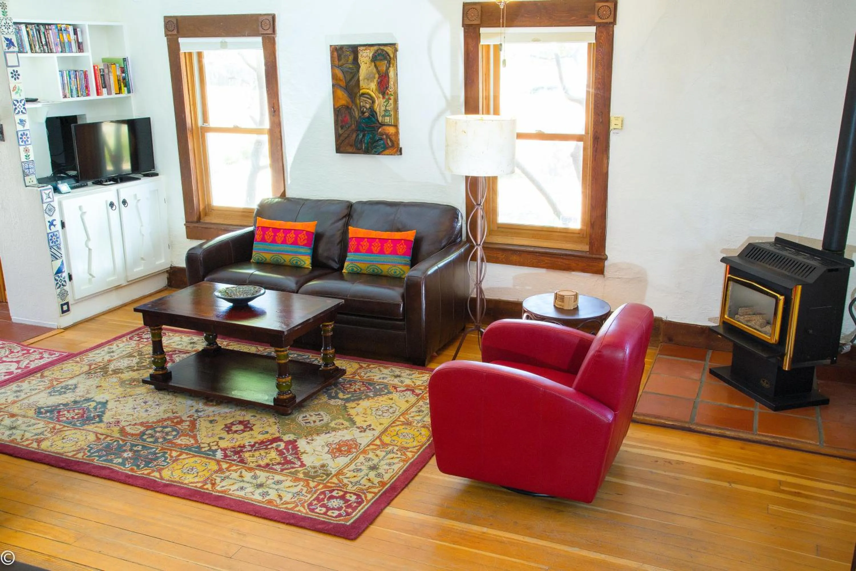 Living room in Casa La Huerta