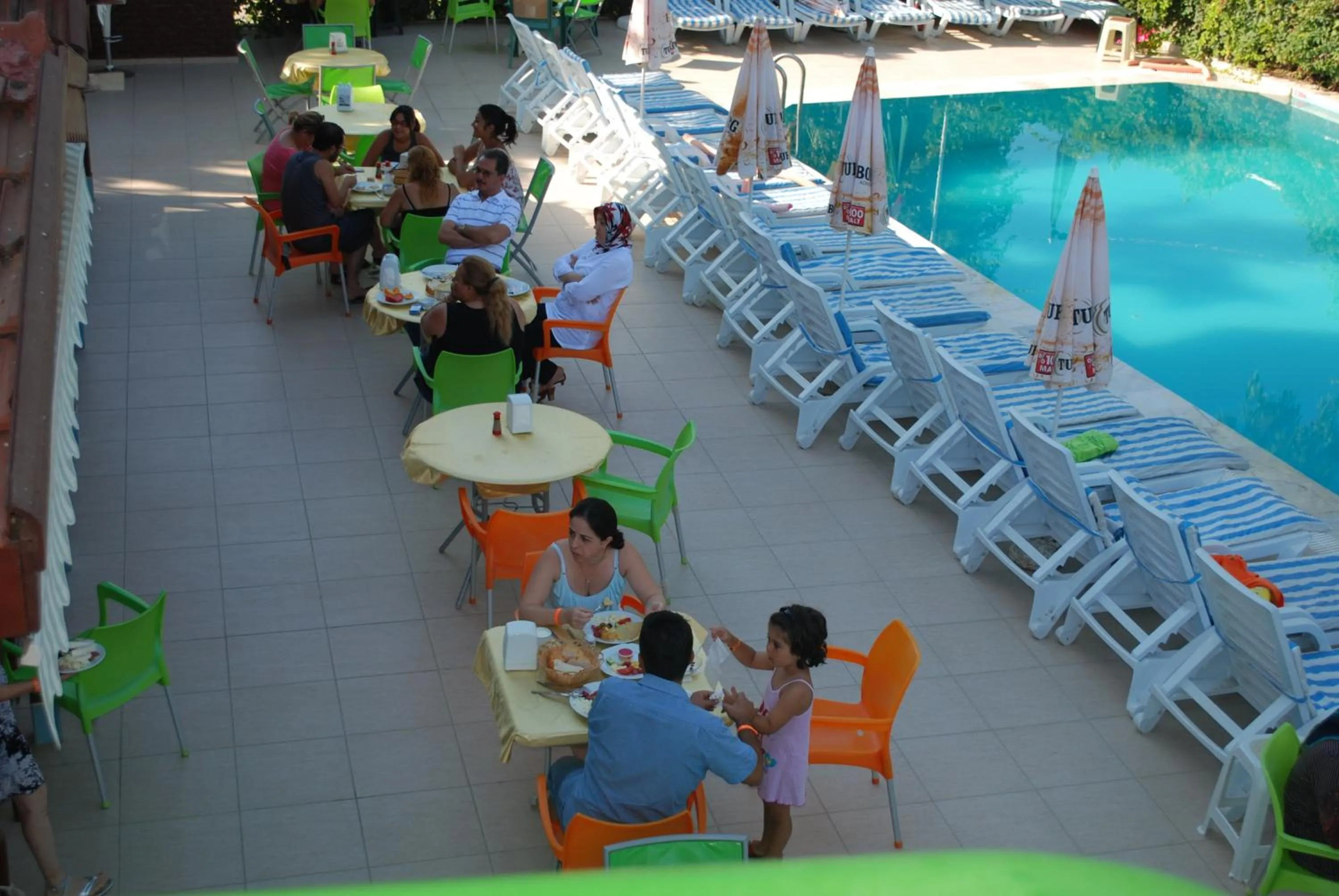 Patio in Selinus Beach Club Hotel