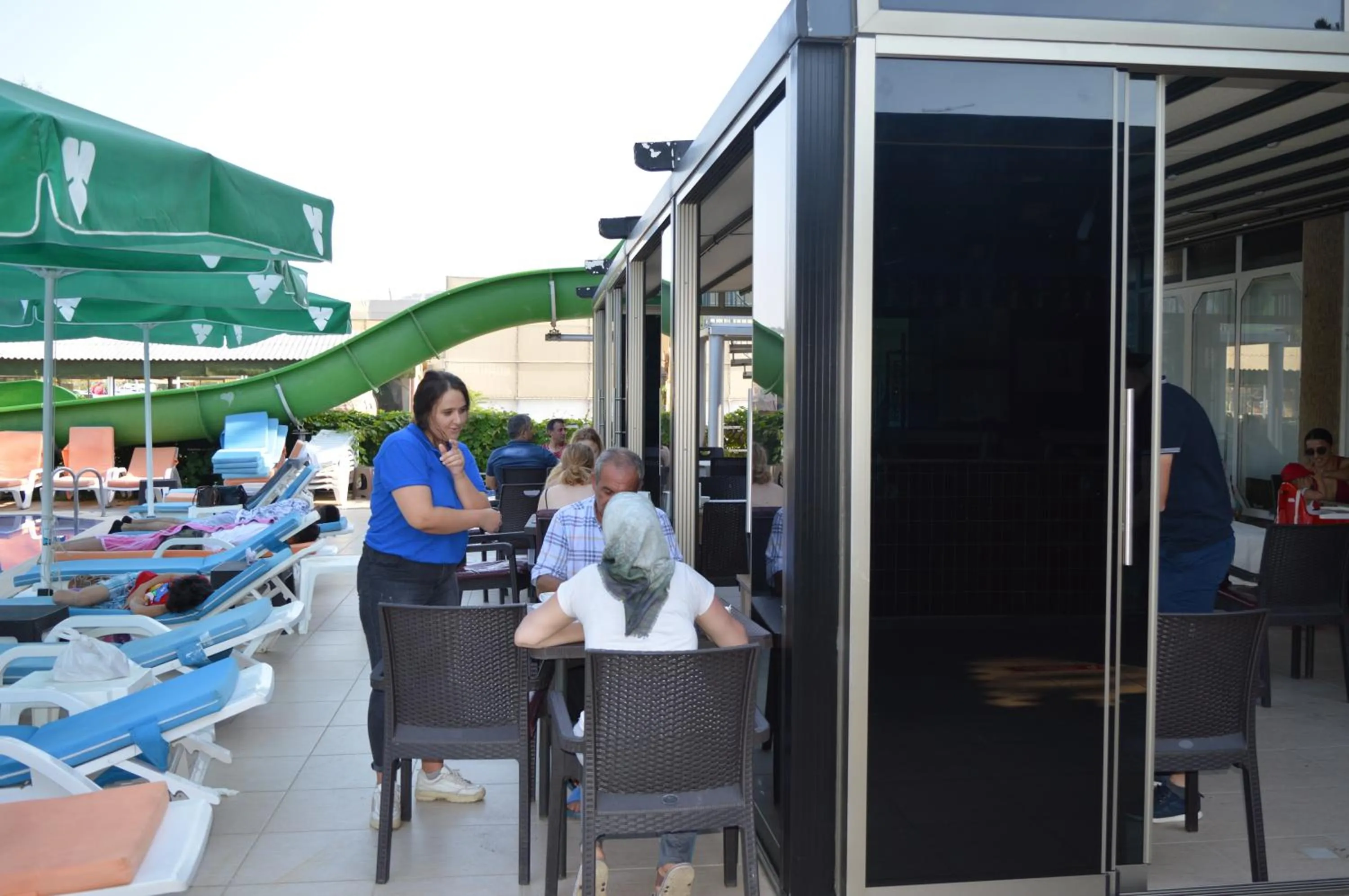 Patio in Selinus Beach Club Hotel