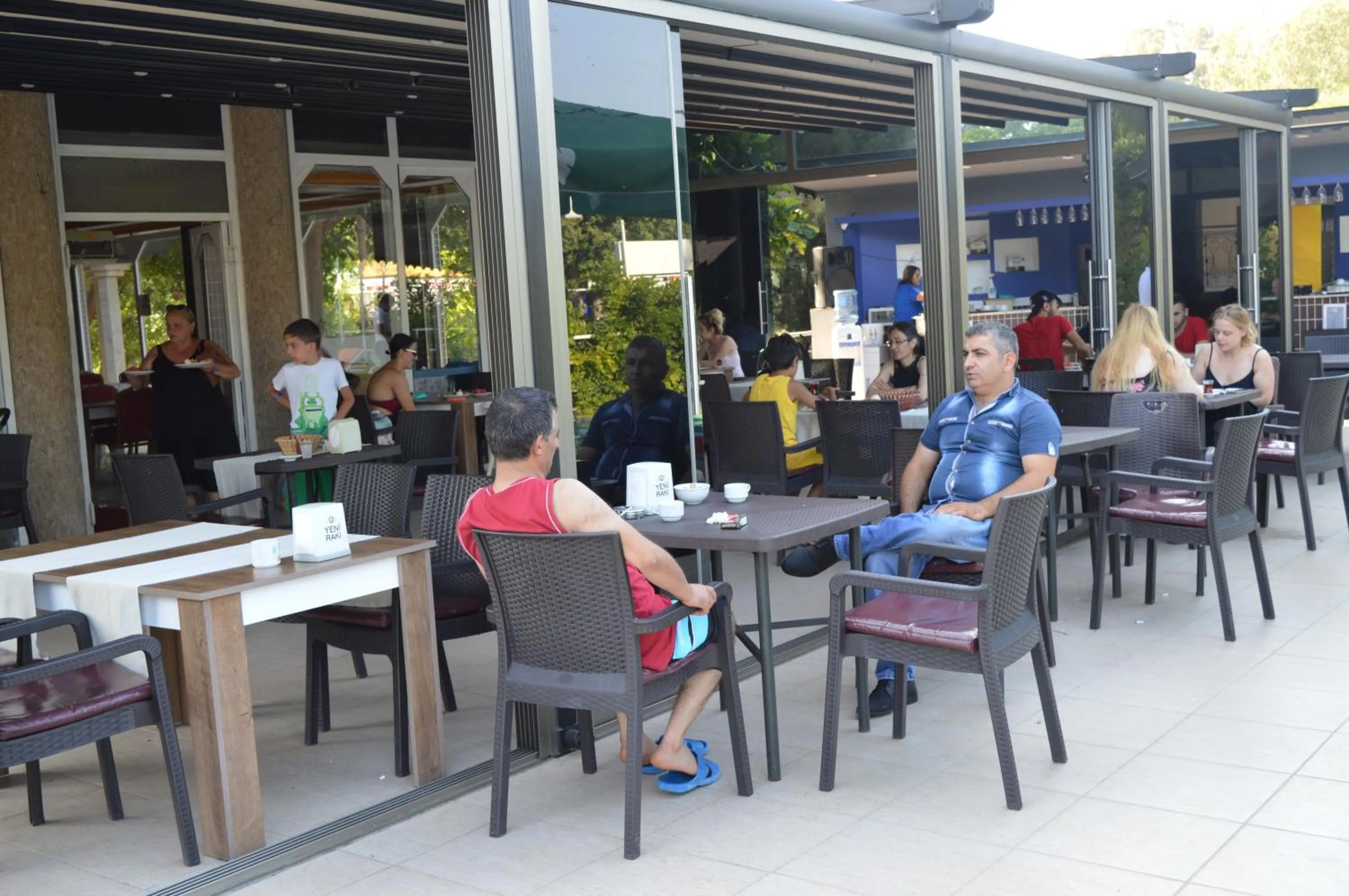 Patio in Selinus Beach Club Hotel
