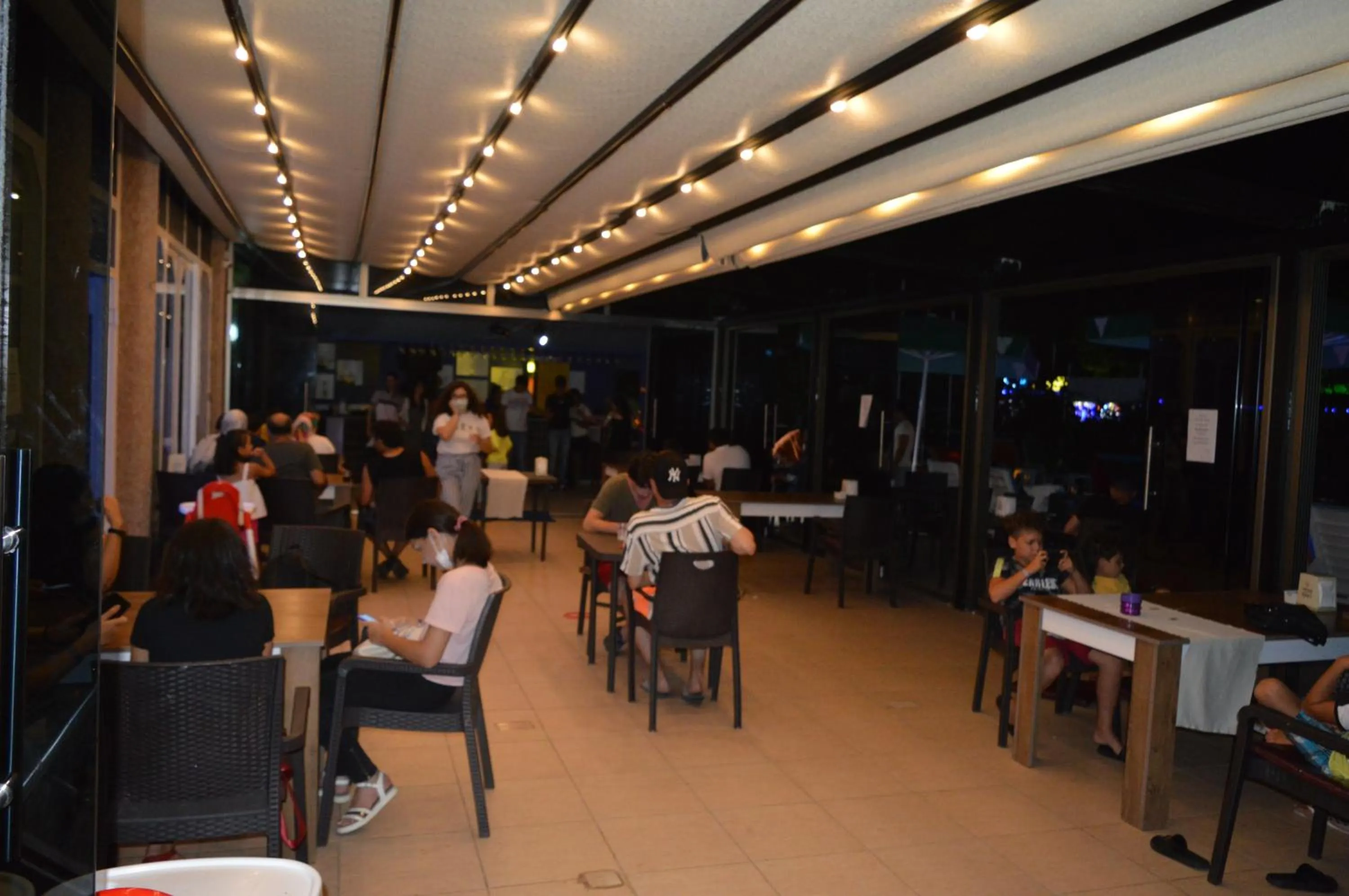 Communal lounge/ TV room in Selinus Beach Club Hotel