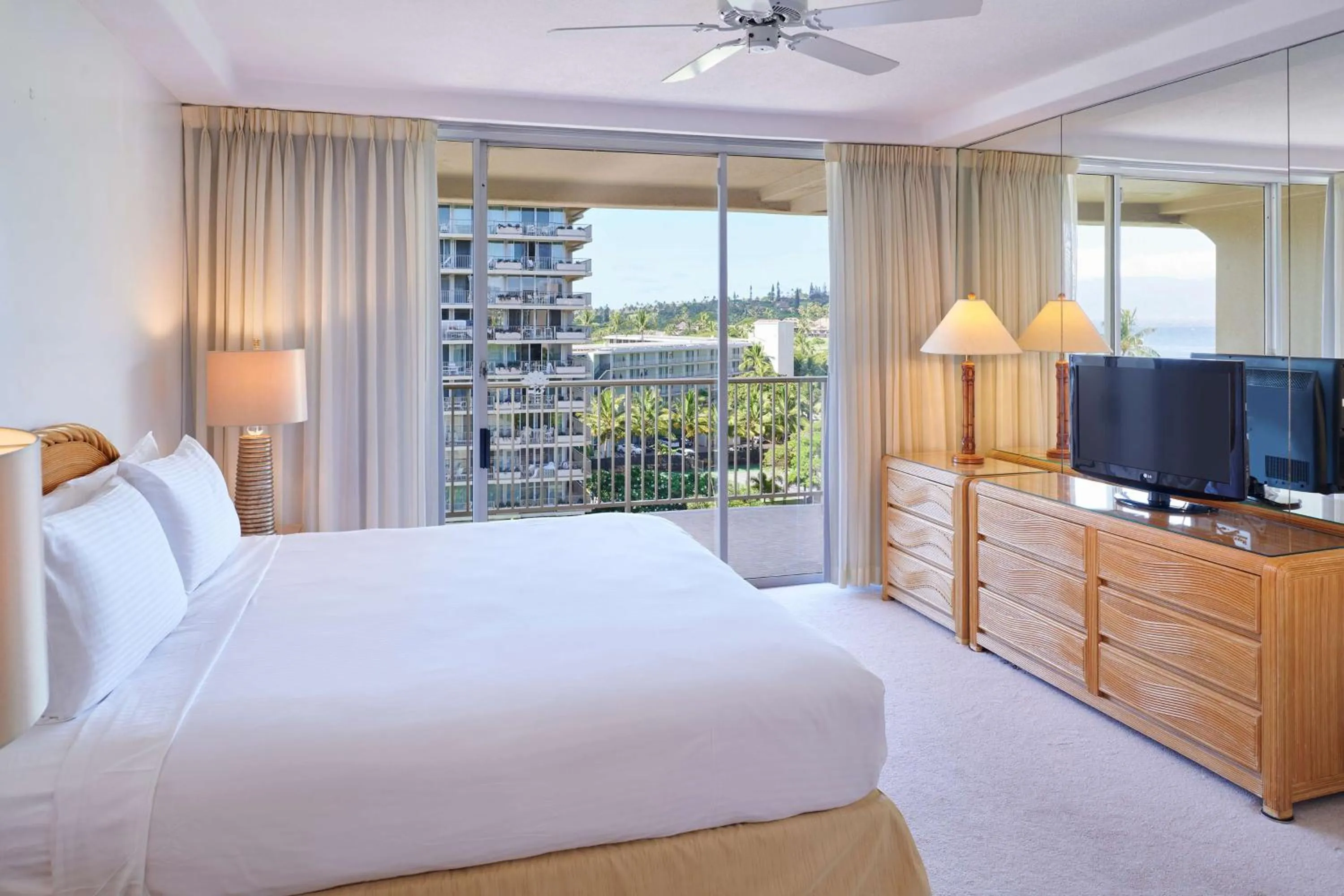 Bed in Aston at The Whaler on Kaanapali Beach