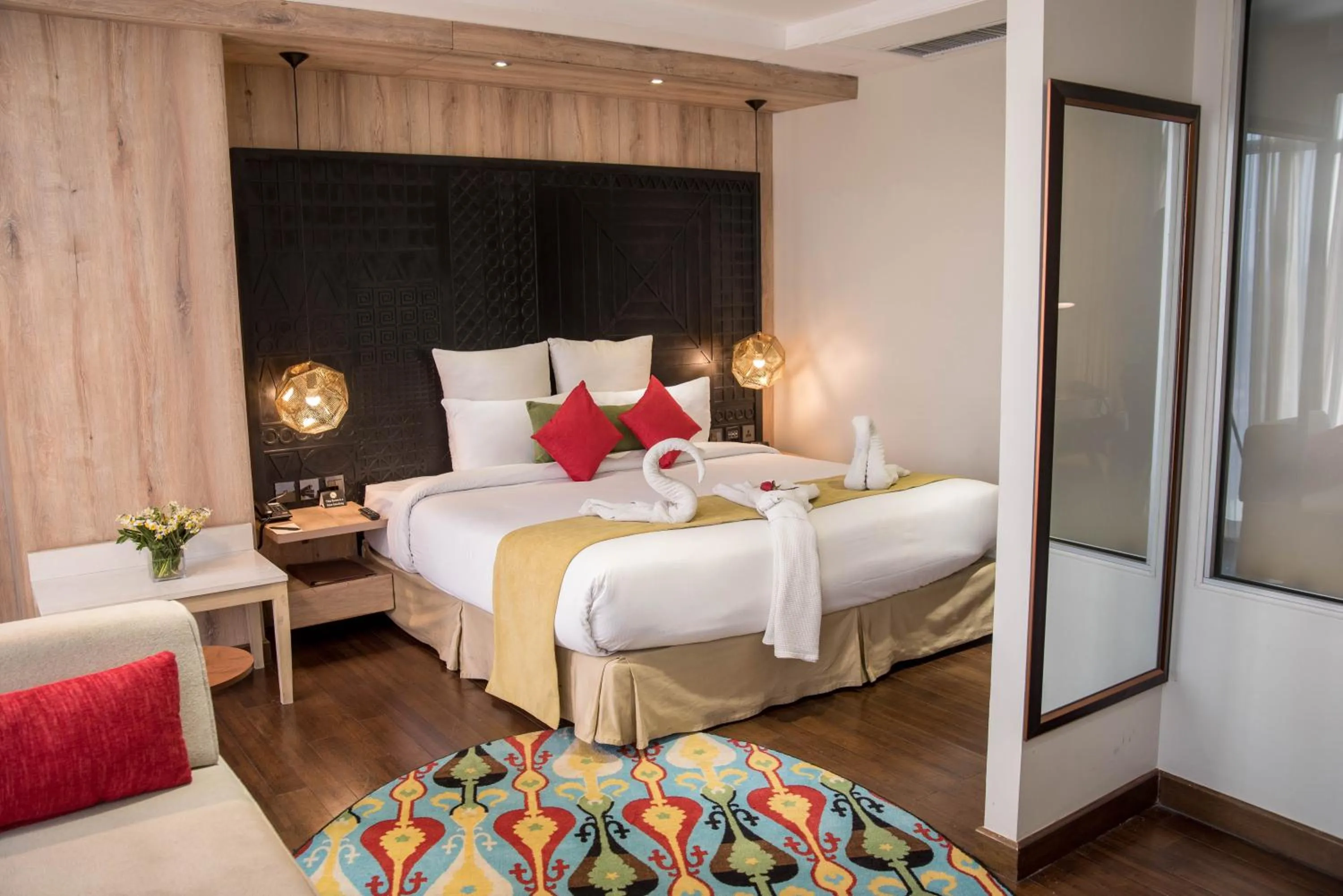 Living room, Bed in HOTEL dGATES