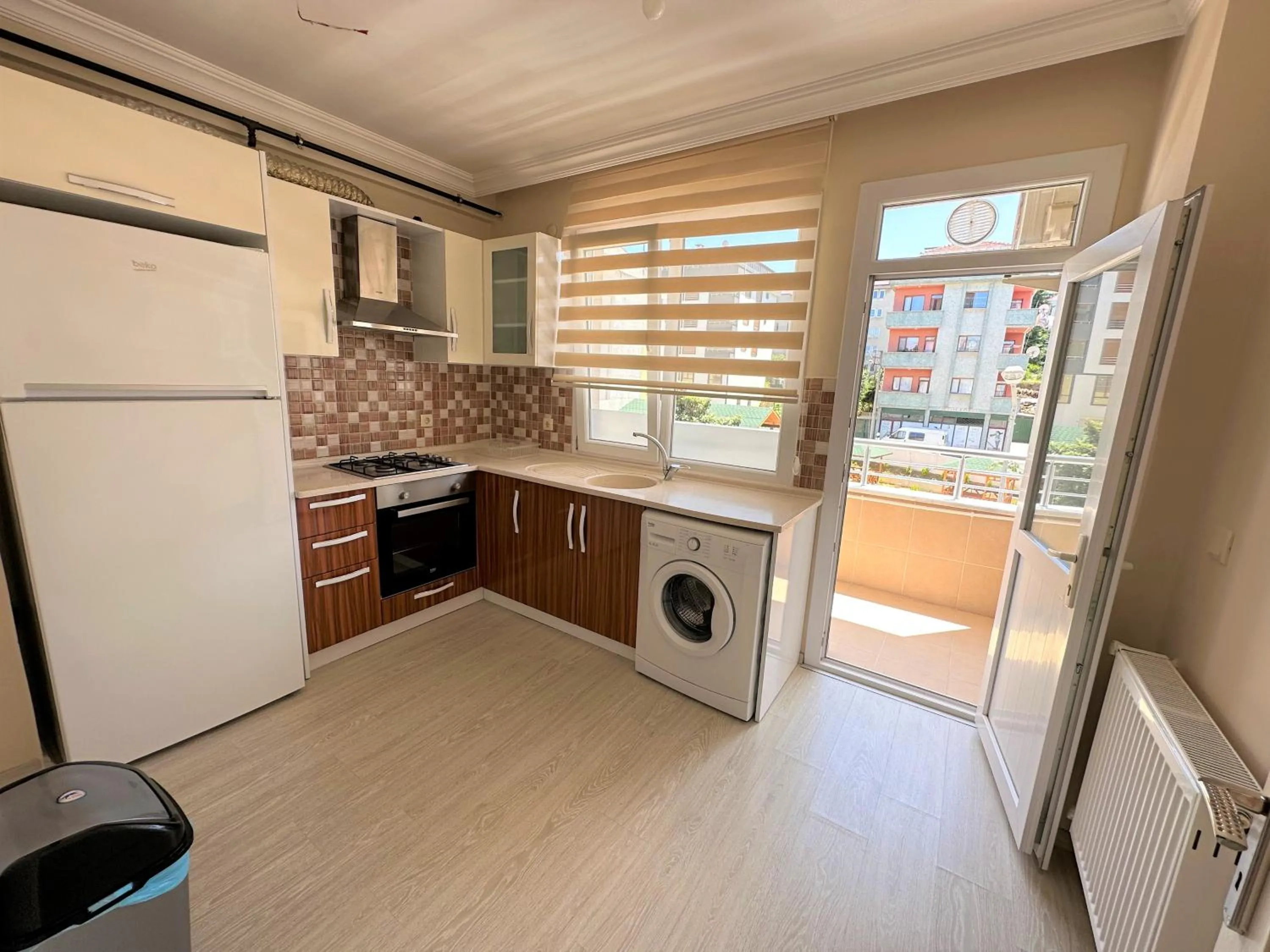 Kitchen or kitchenette in Cerrahpasa Apart Hotel