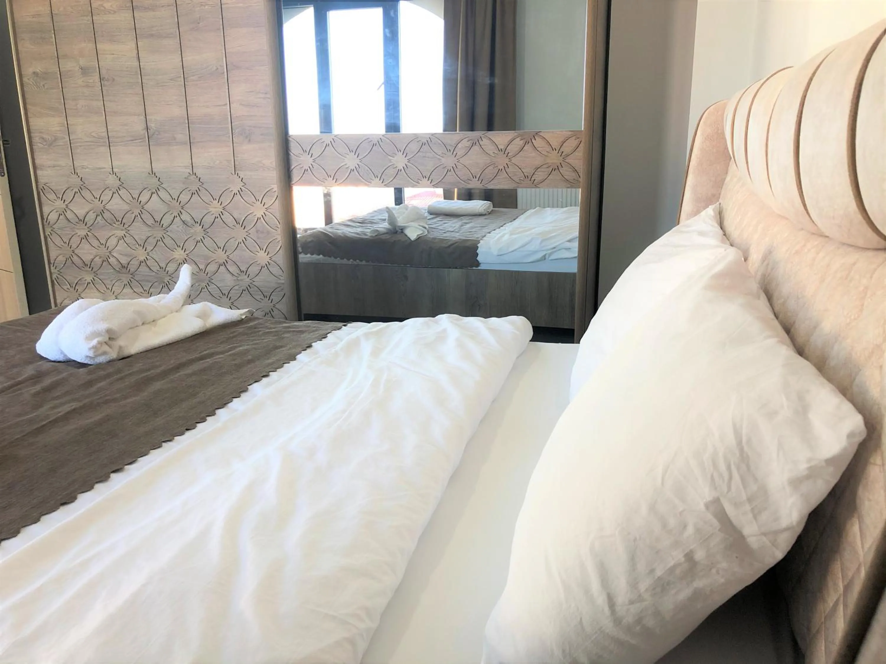 Bed in Cerrahpasa Apart Hotel