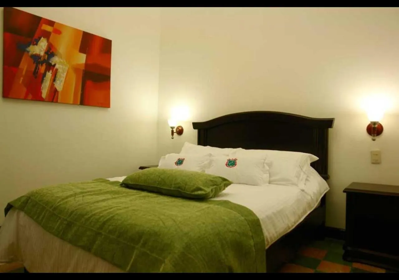 Decorative detail, Bed in Casa Escobar Buga