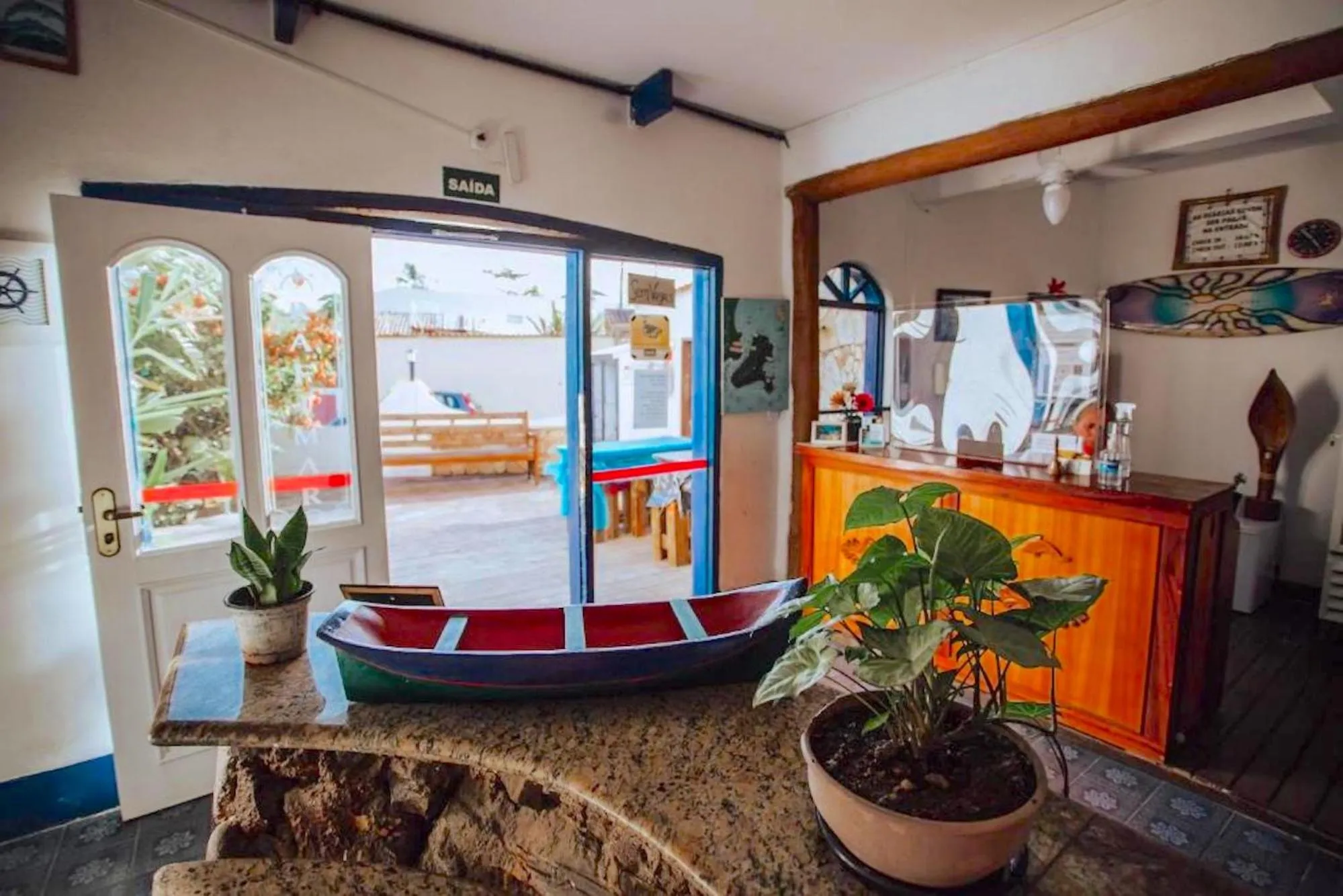 Lobby or reception in Pousada Rafimar