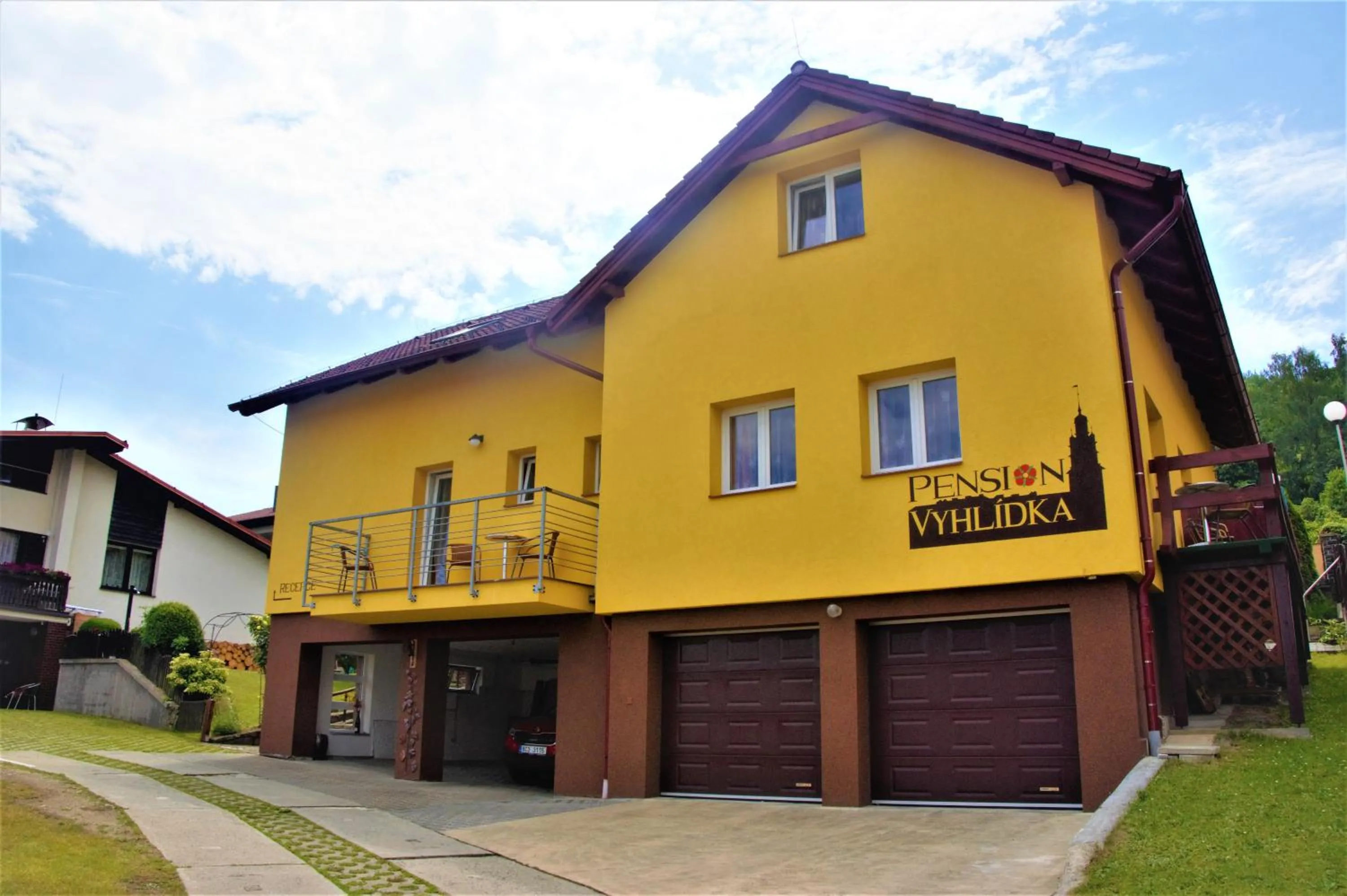 Facade/entrance in Pension Vyhlídka