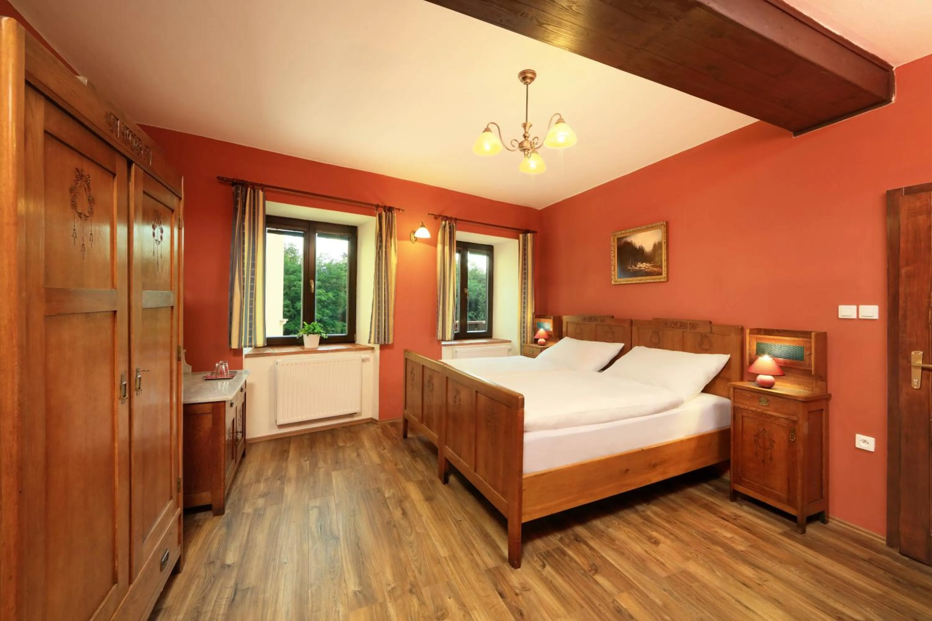 Photo of the whole room, Bed in Pension Teddy