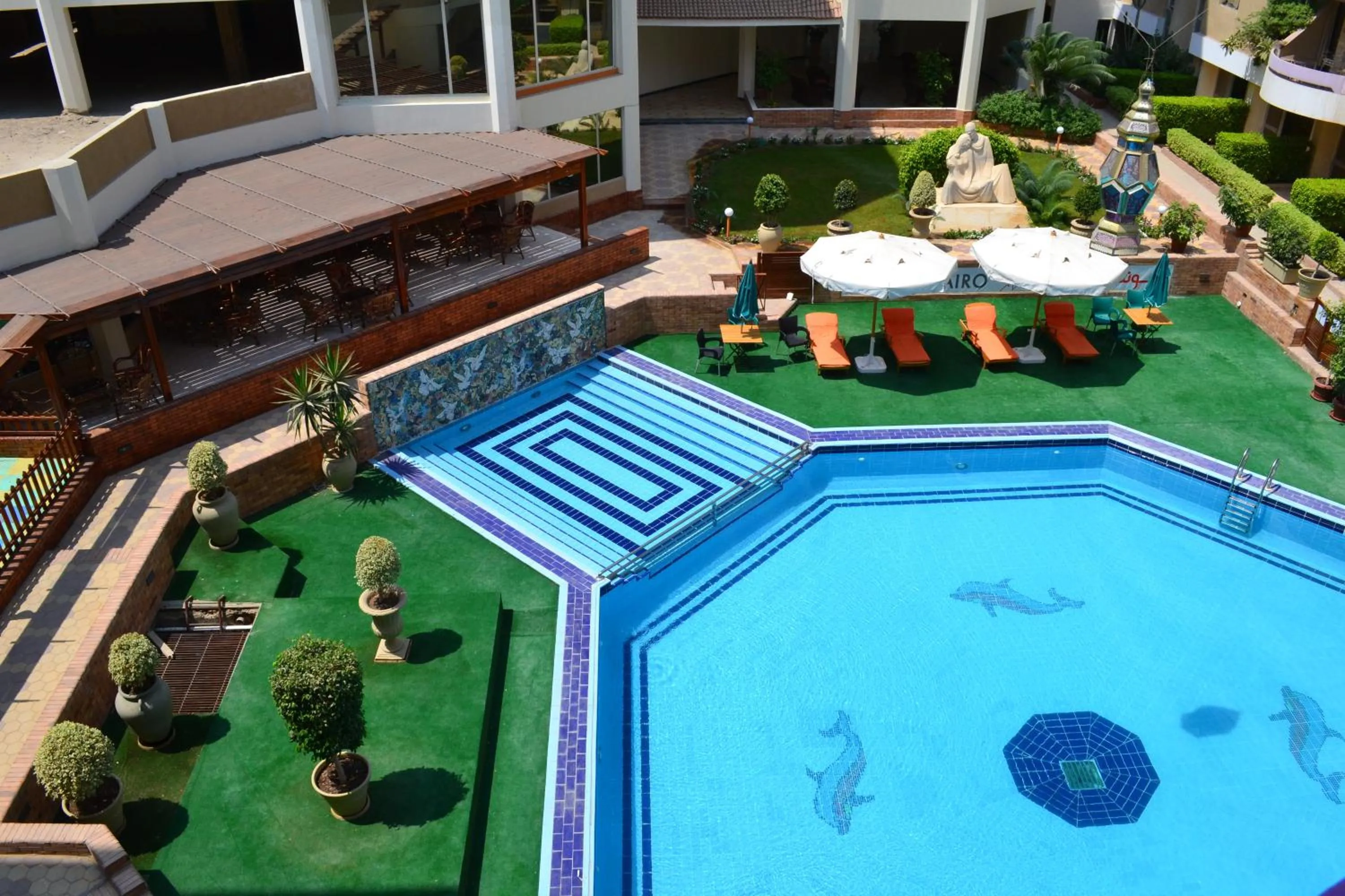 Swimming pool in Monte Cairo Serviced Apartments