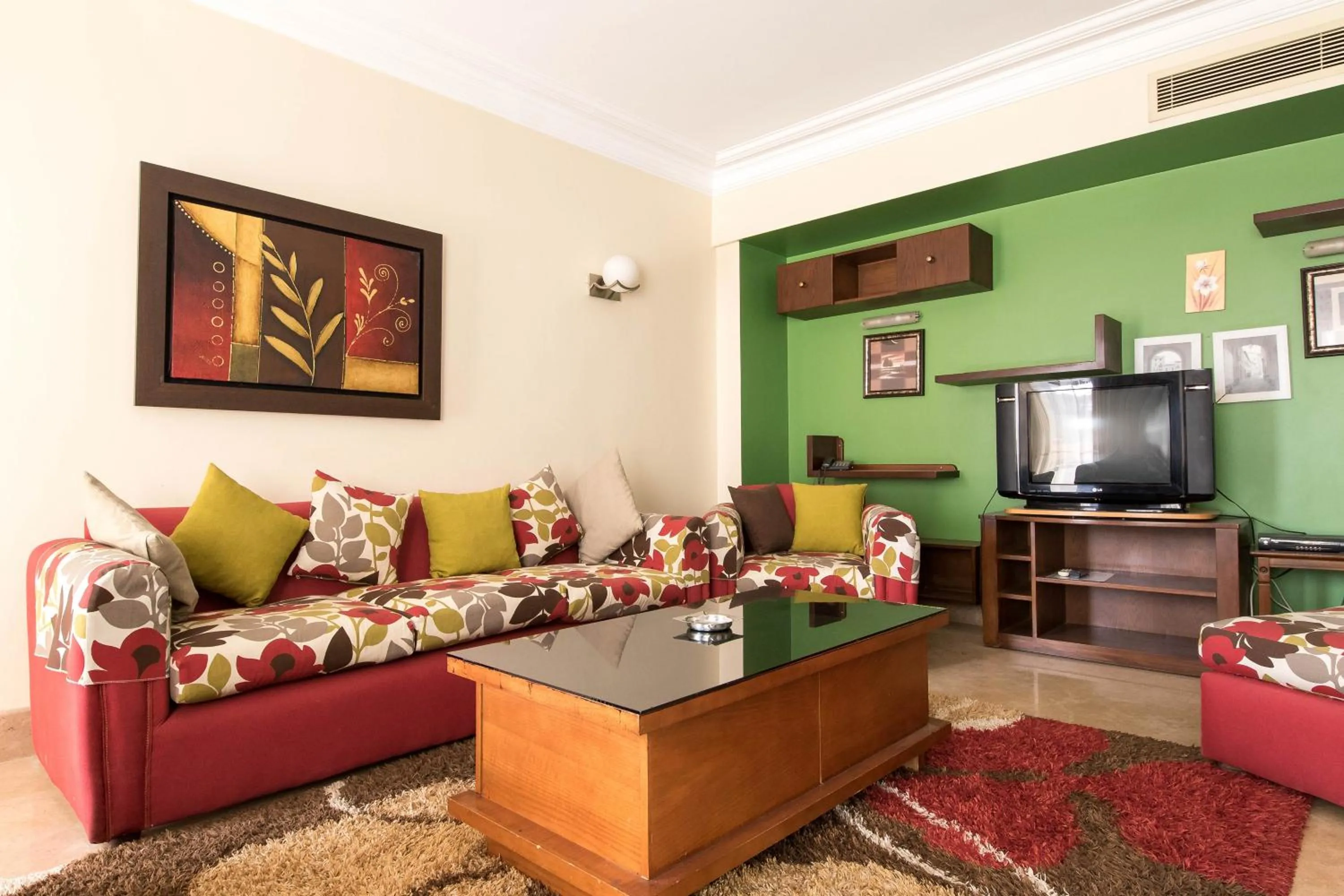 Living room in Monte Cairo Serviced Apartments