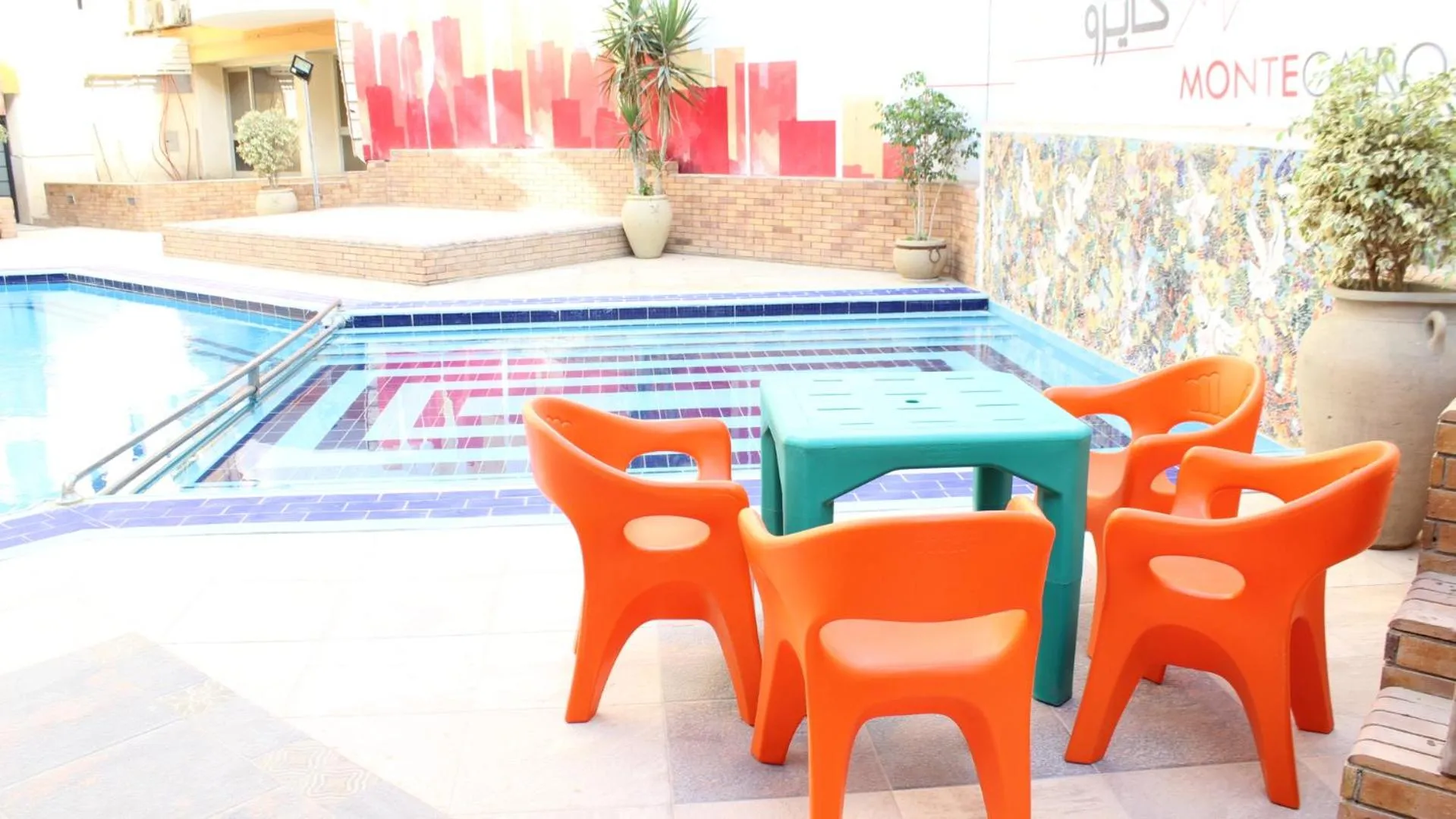 Pool view in Monte Cairo Serviced Apartments