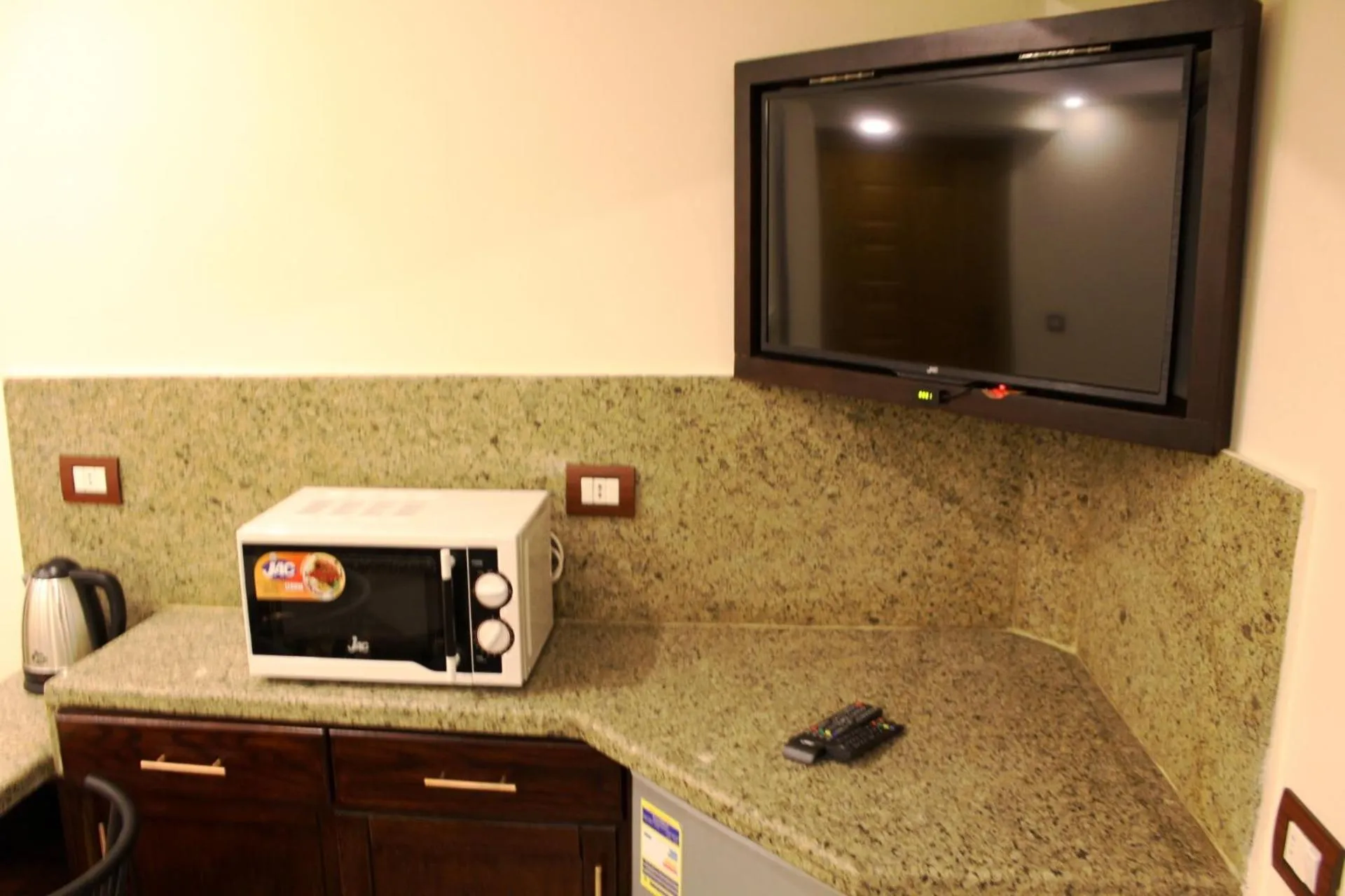 Kitchen or kitchenette in Monte Cairo Serviced Apartments