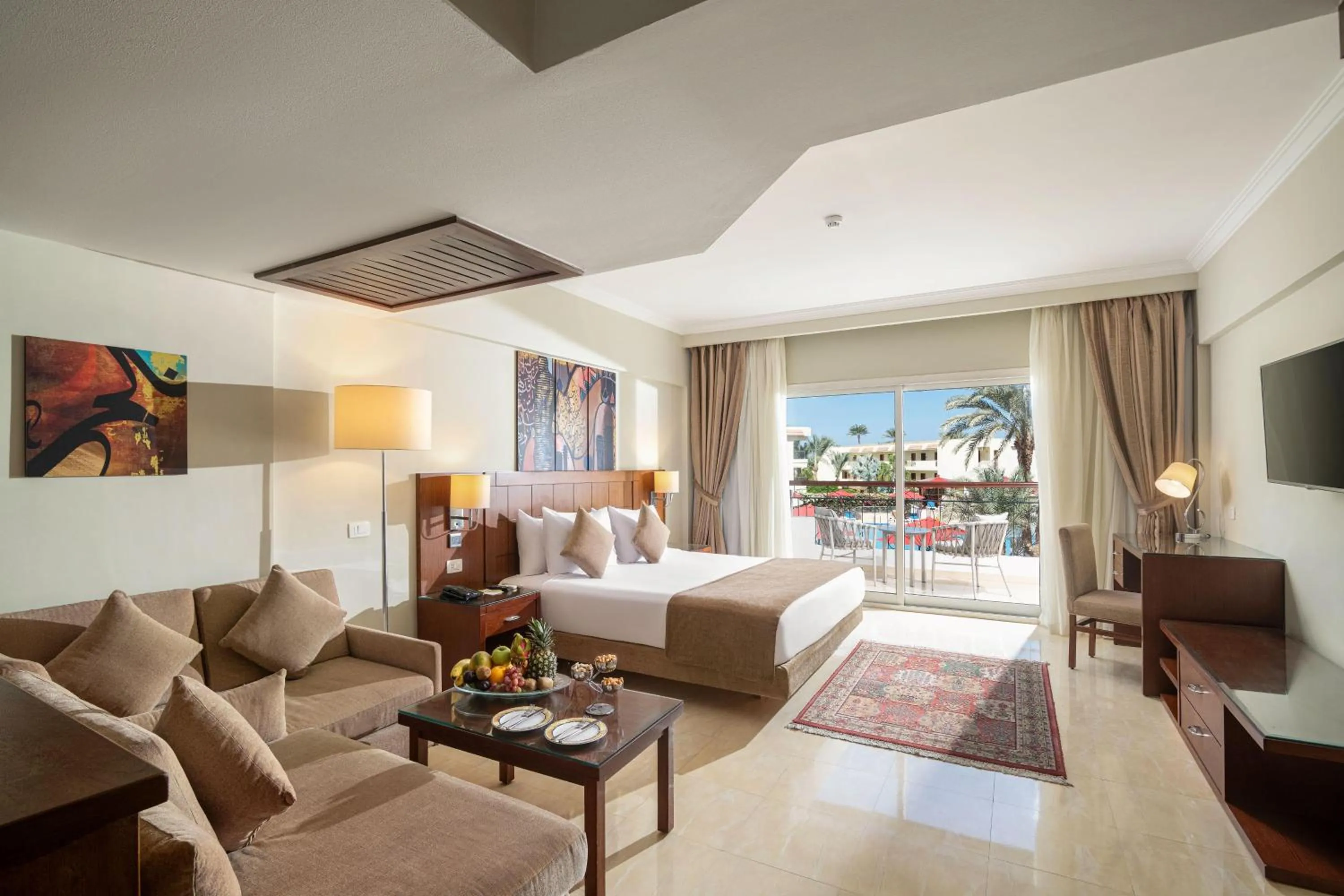 Photo of the whole room, Bed in Sultan Gardens Resort Sharm El Sheikh - Ultra All Inclusive