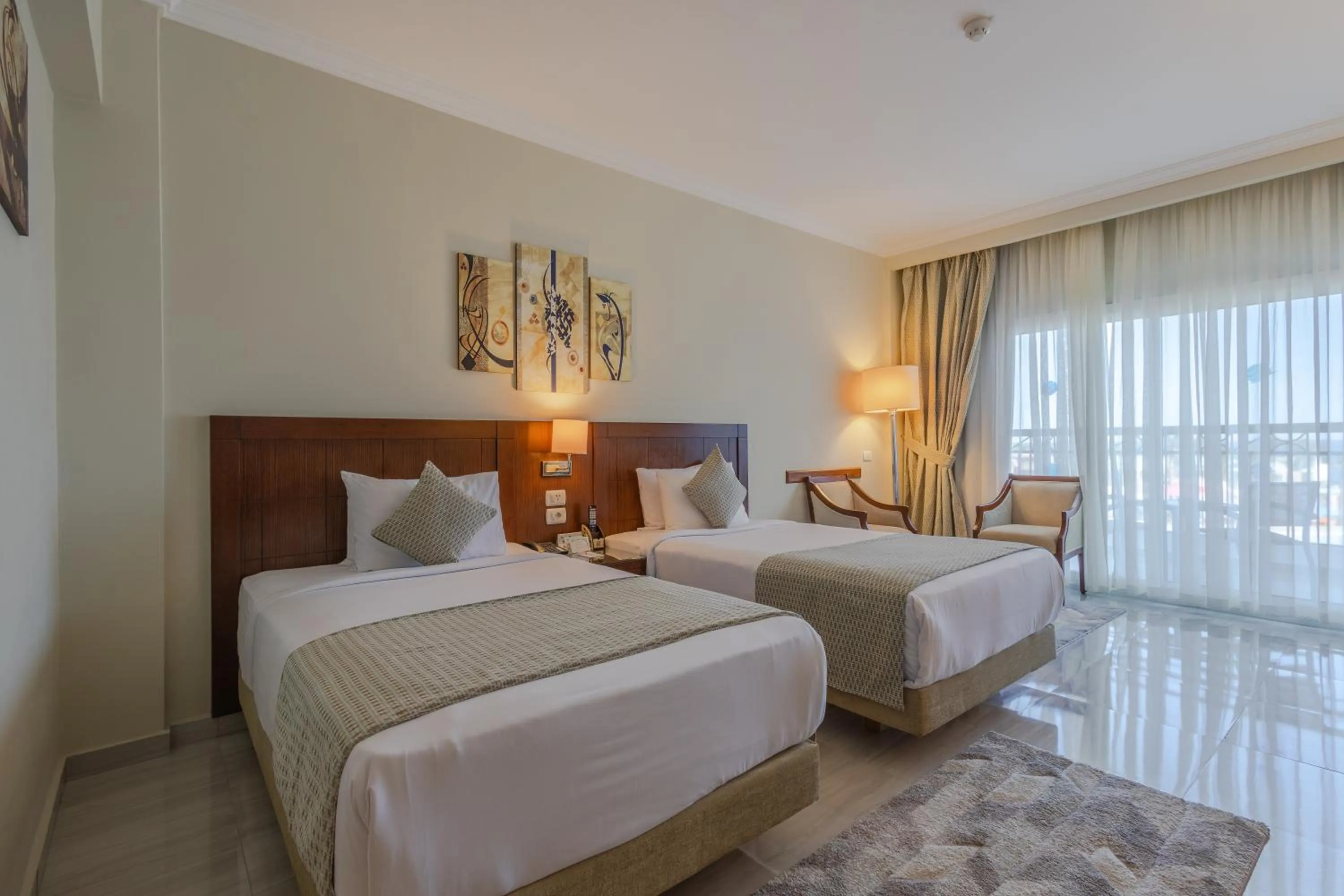 Bedroom, Bed in Sultan Gardens Resort Sharm El Sheikh - Ultra All Inclusive