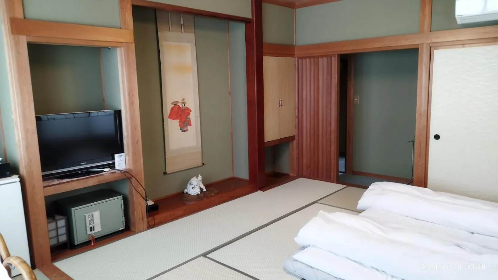 Photo of the whole room, Bed in Yudanaka Yasuragi