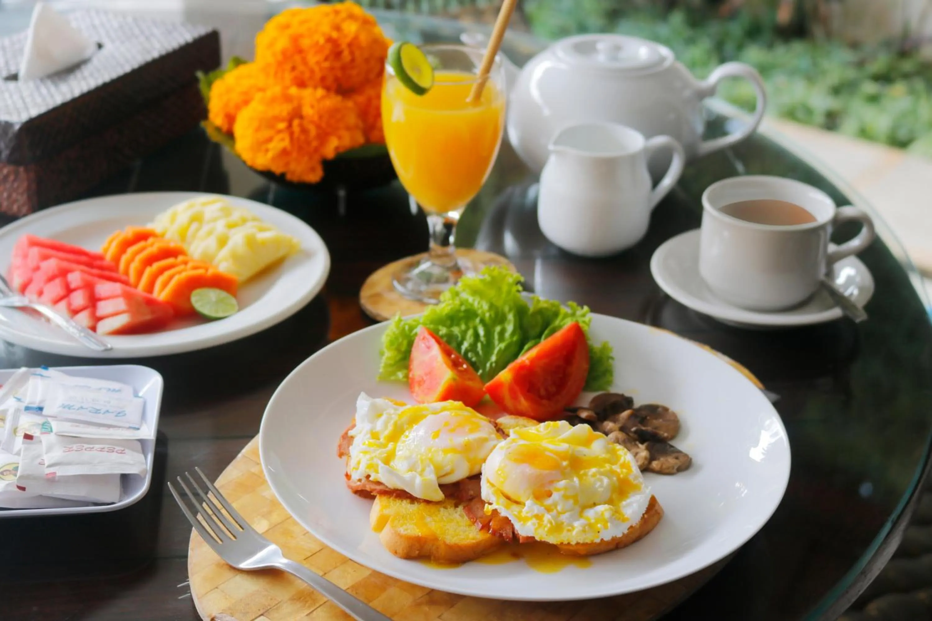 Breakfast in Heliconia Villa