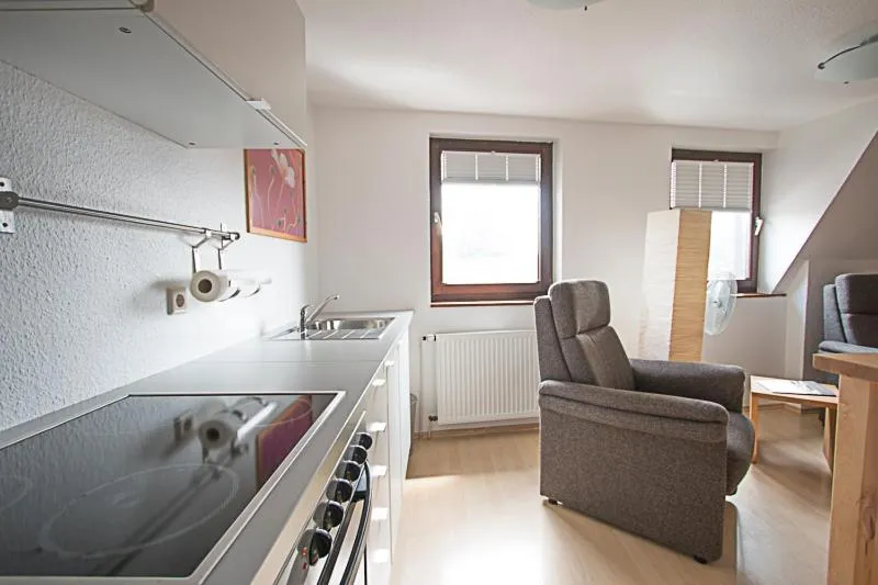 Kitchen or kitchenette in Hotel Weilerhof