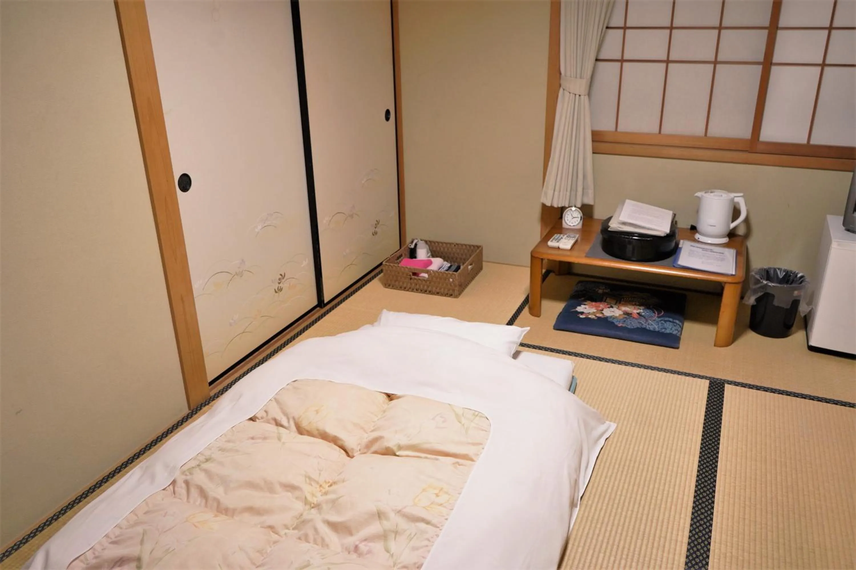Bed in Ryokan Shimizu
