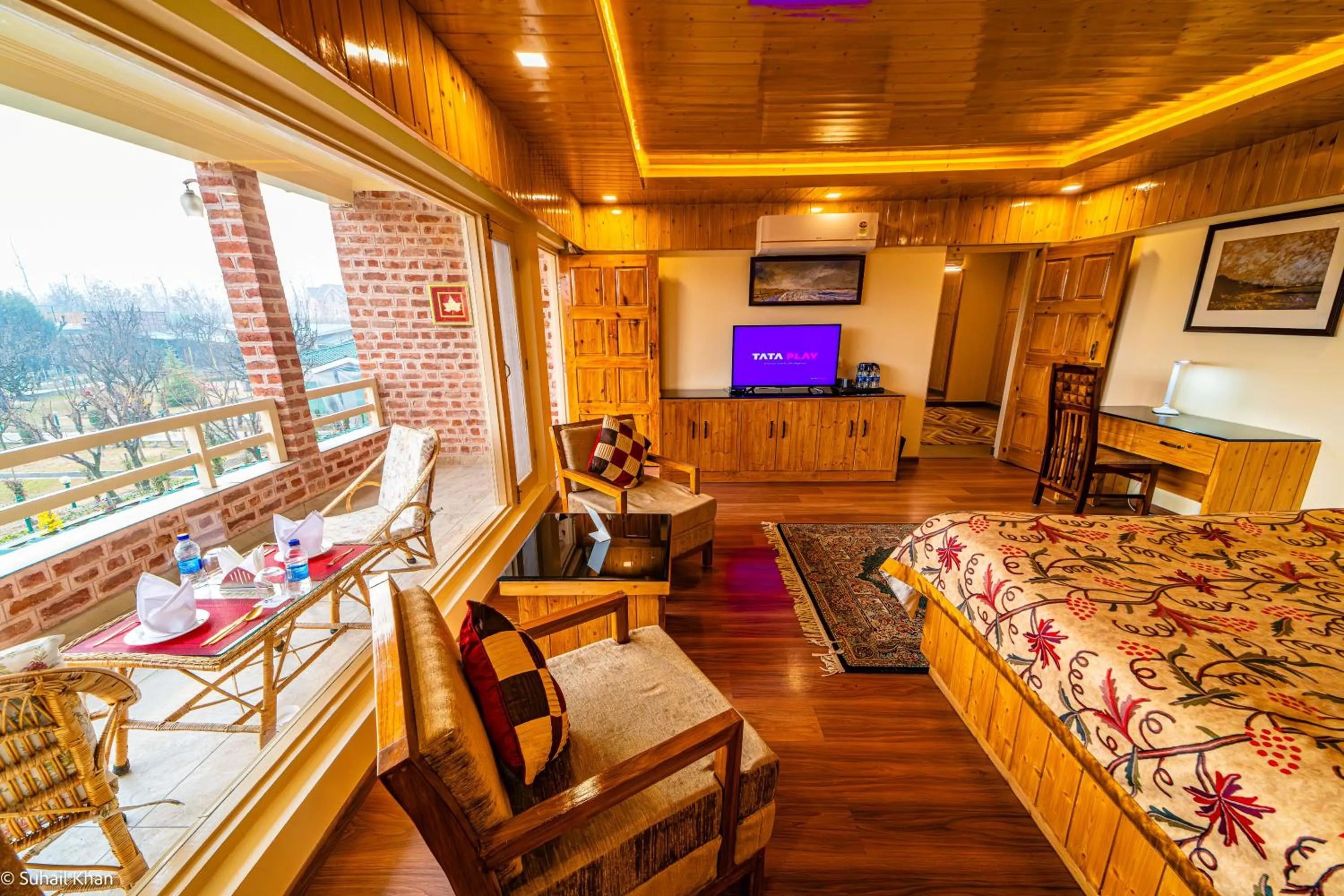 Bed in The Orchard Retreat & Spa