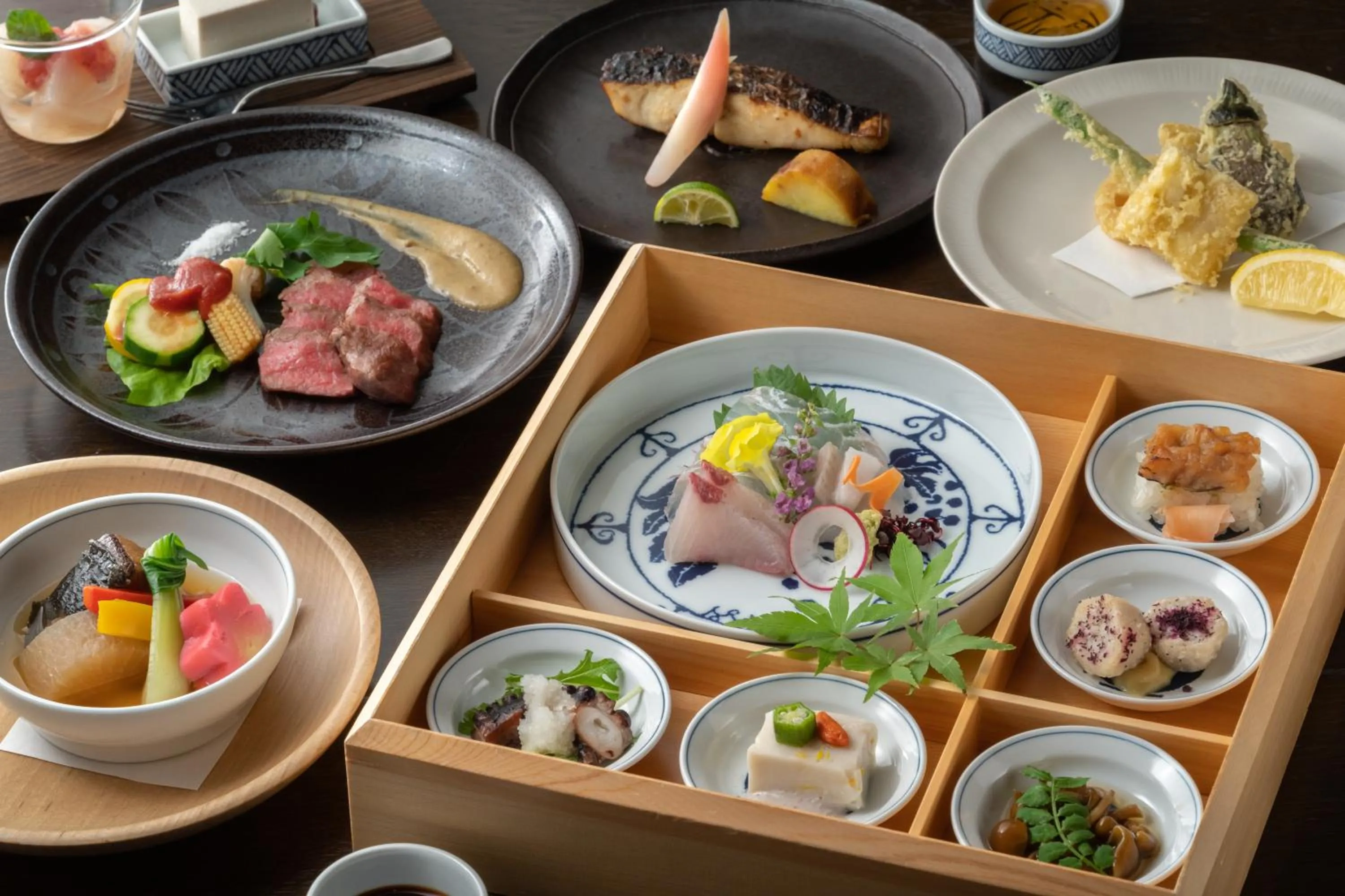 Dinner in Arima Onsen Tocen Goshobo