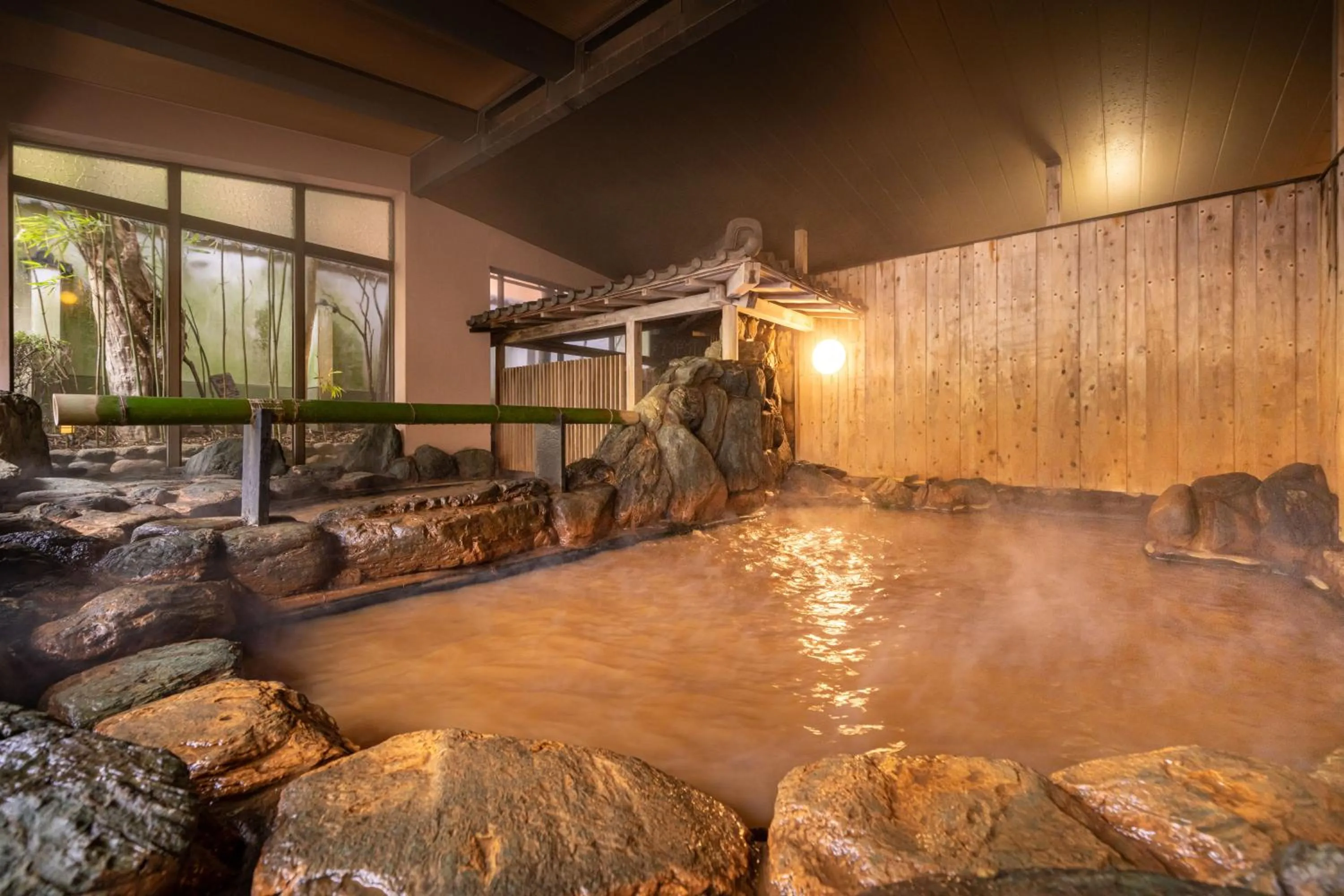 Hot Spring Bath in Arima Onsen Tocen Goshobo