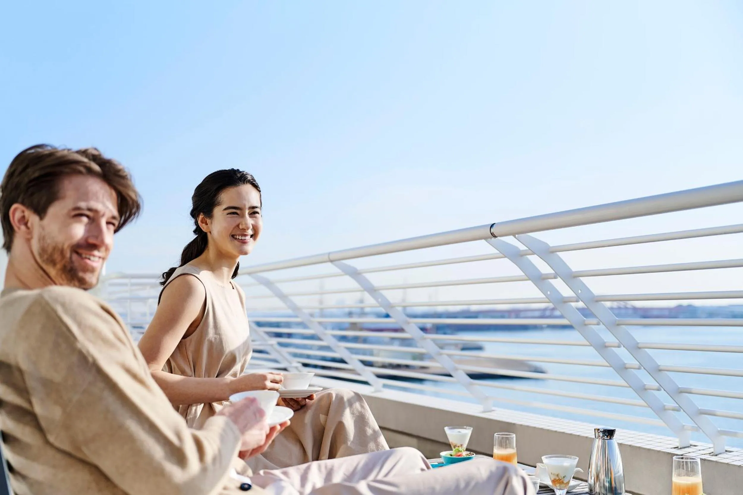 Balcony/Terrace in Kobe Meriken Park Oriental Hotel