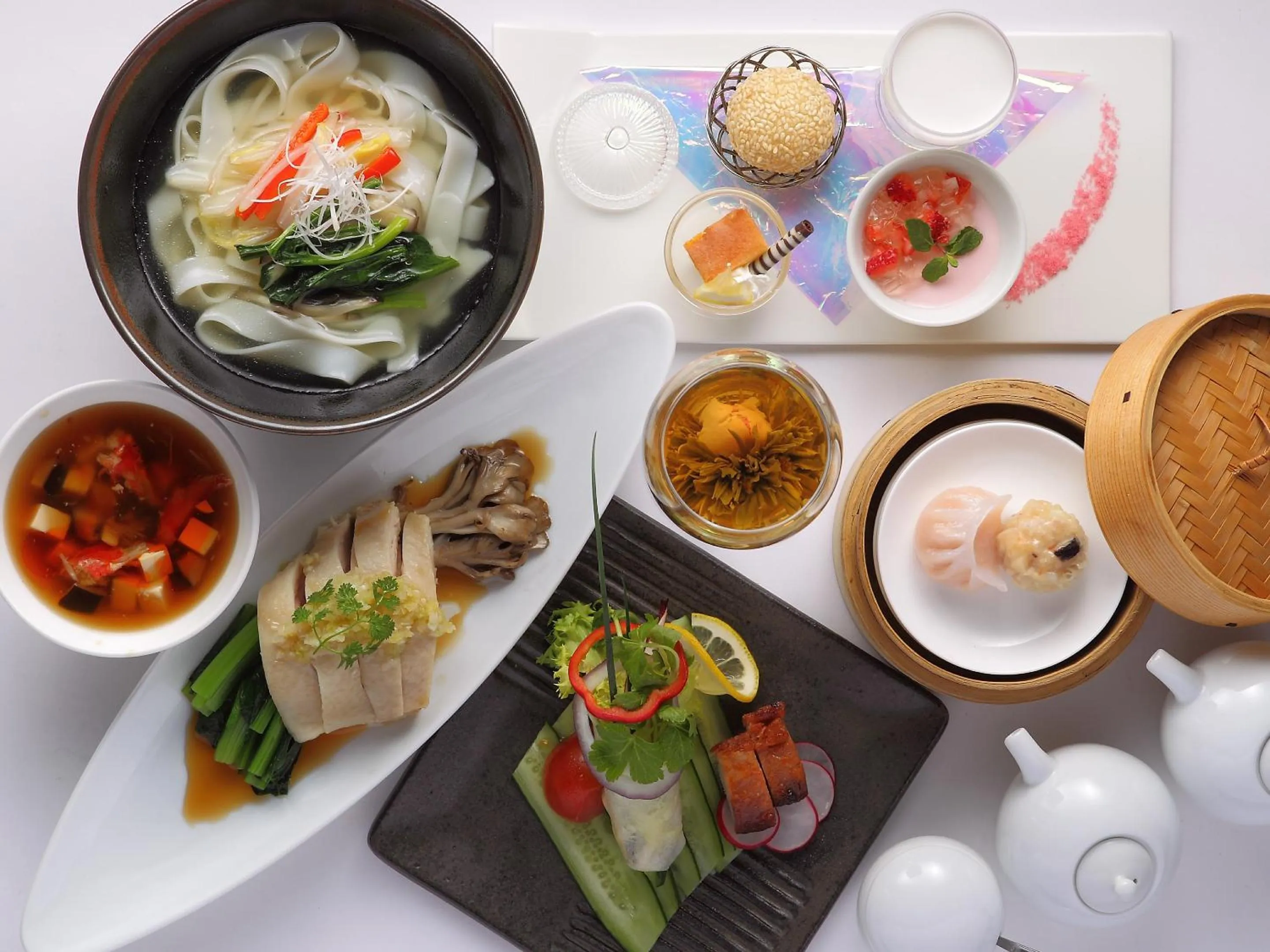 Food close-up in Kobe Meriken Park Oriental Hotel