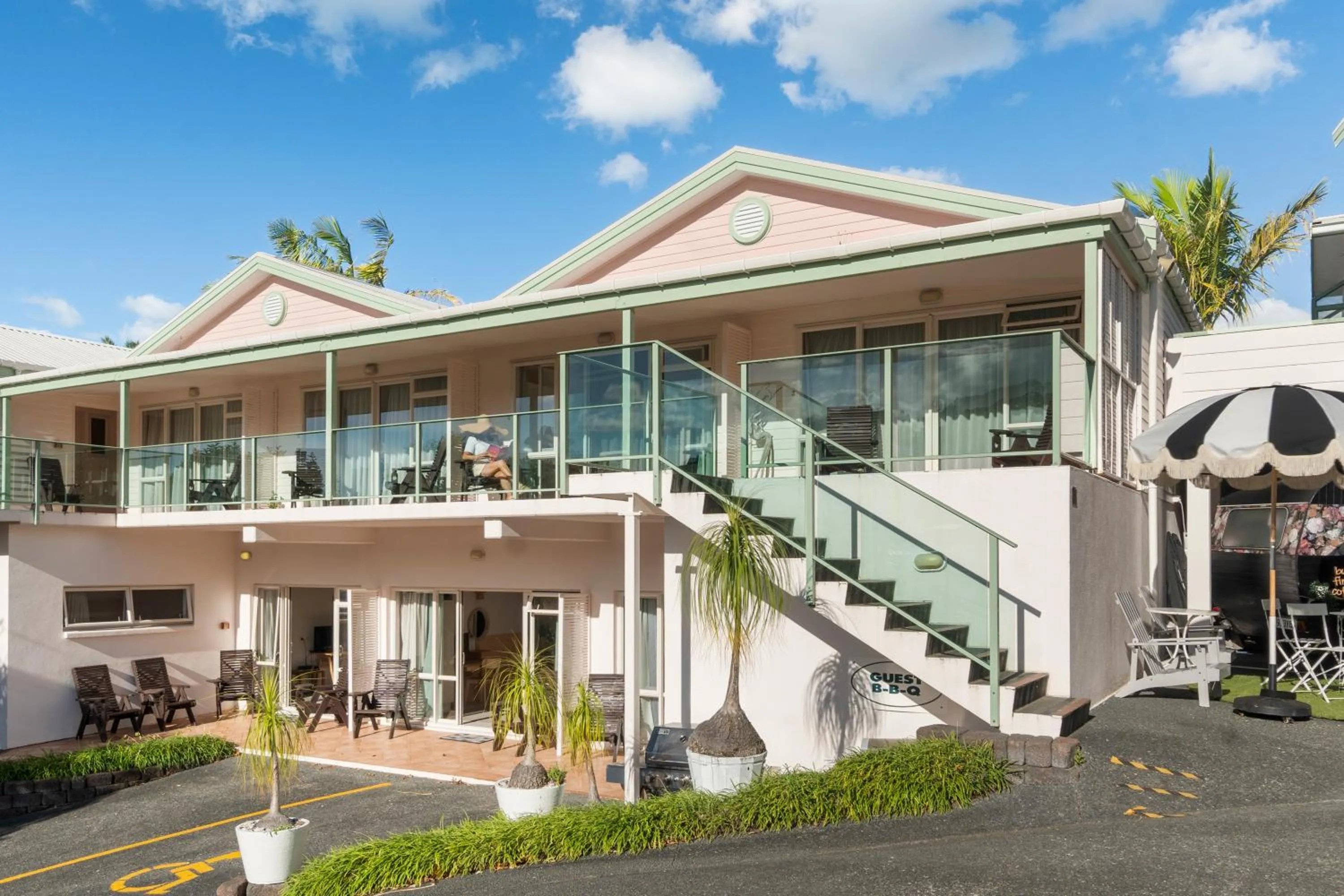 Property building in ASURE Admirals View Motel