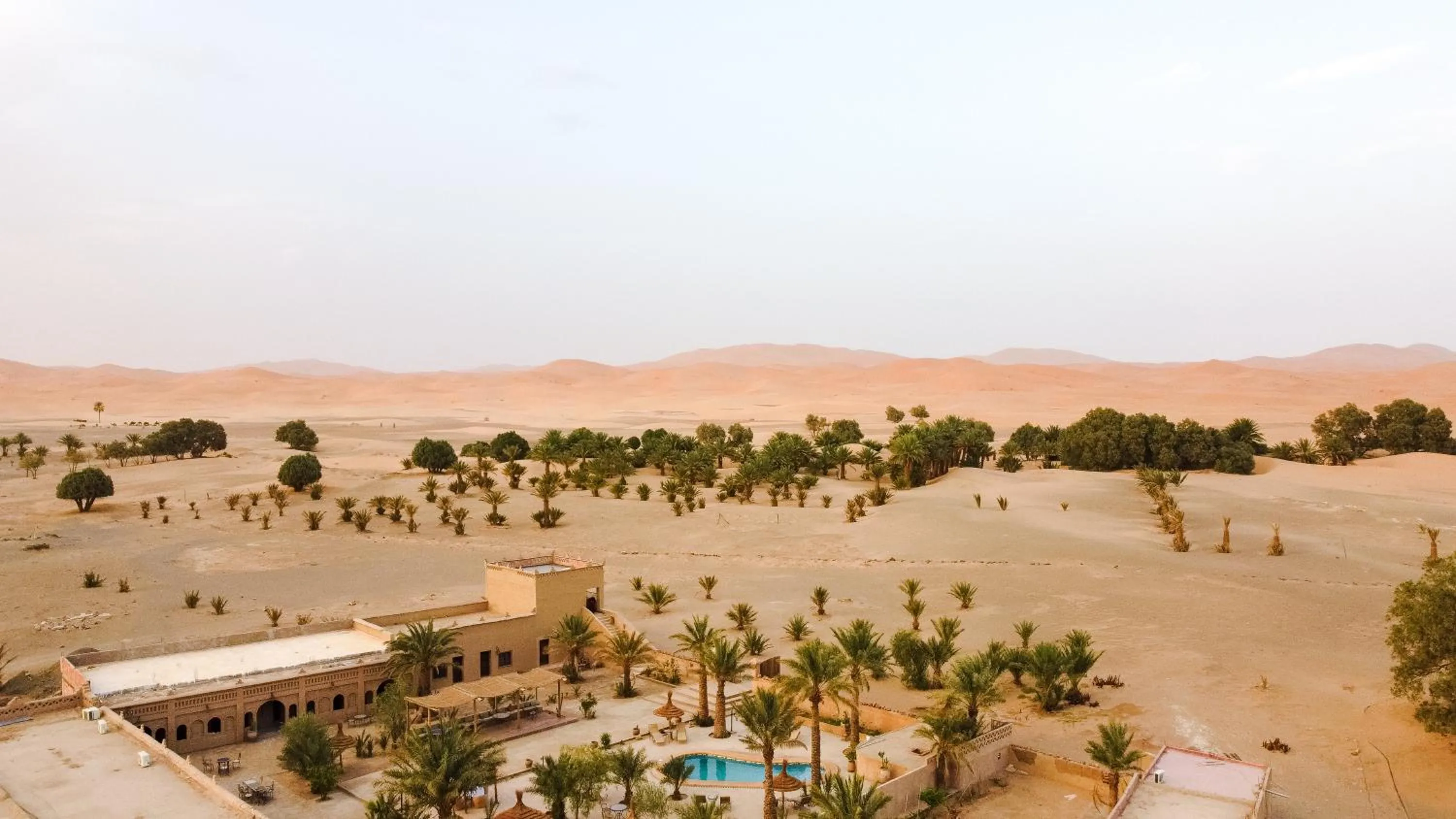 Bird's eye view in RiadSuerteloca Merzouga