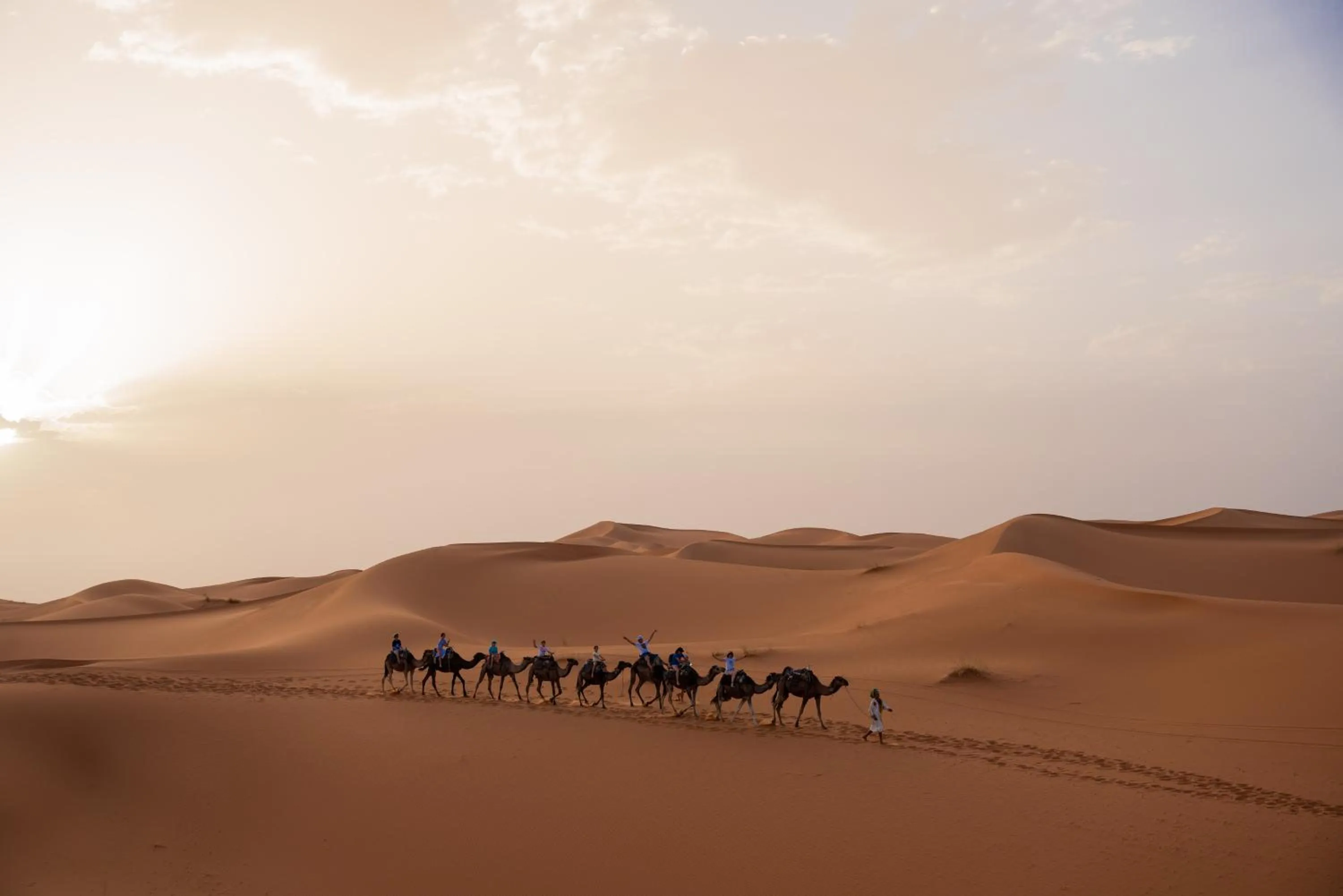 Natural landscape in RiadSuerteloca Merzouga