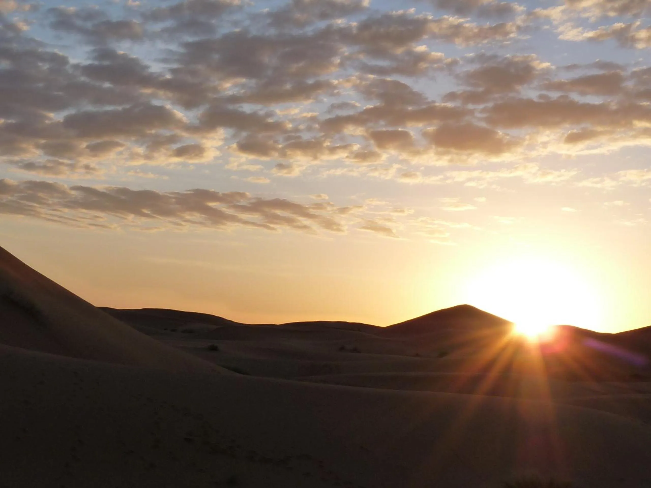 Sunrise in RiadSuerteloca Merzouga