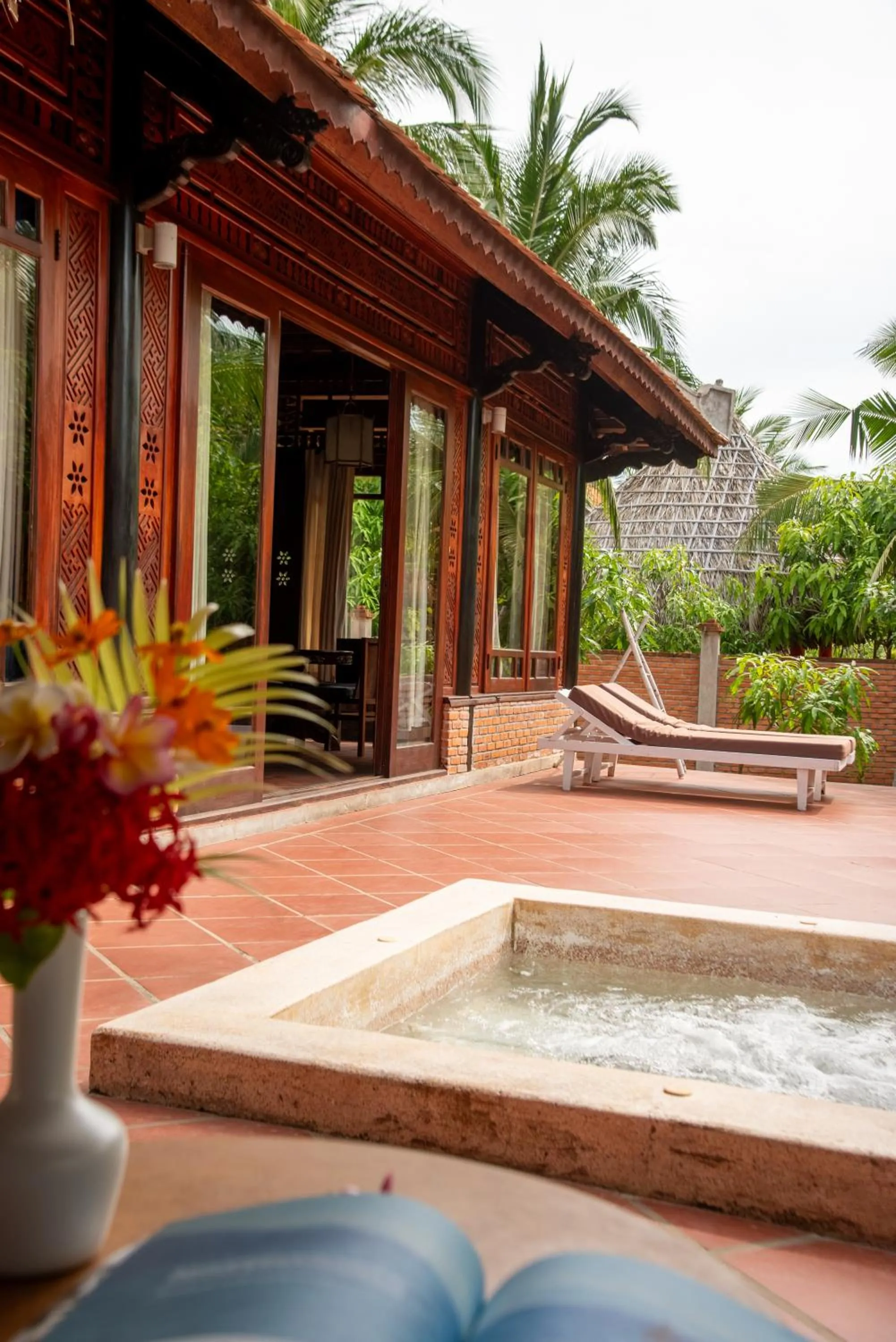 Garden in Full Moon Village Resort