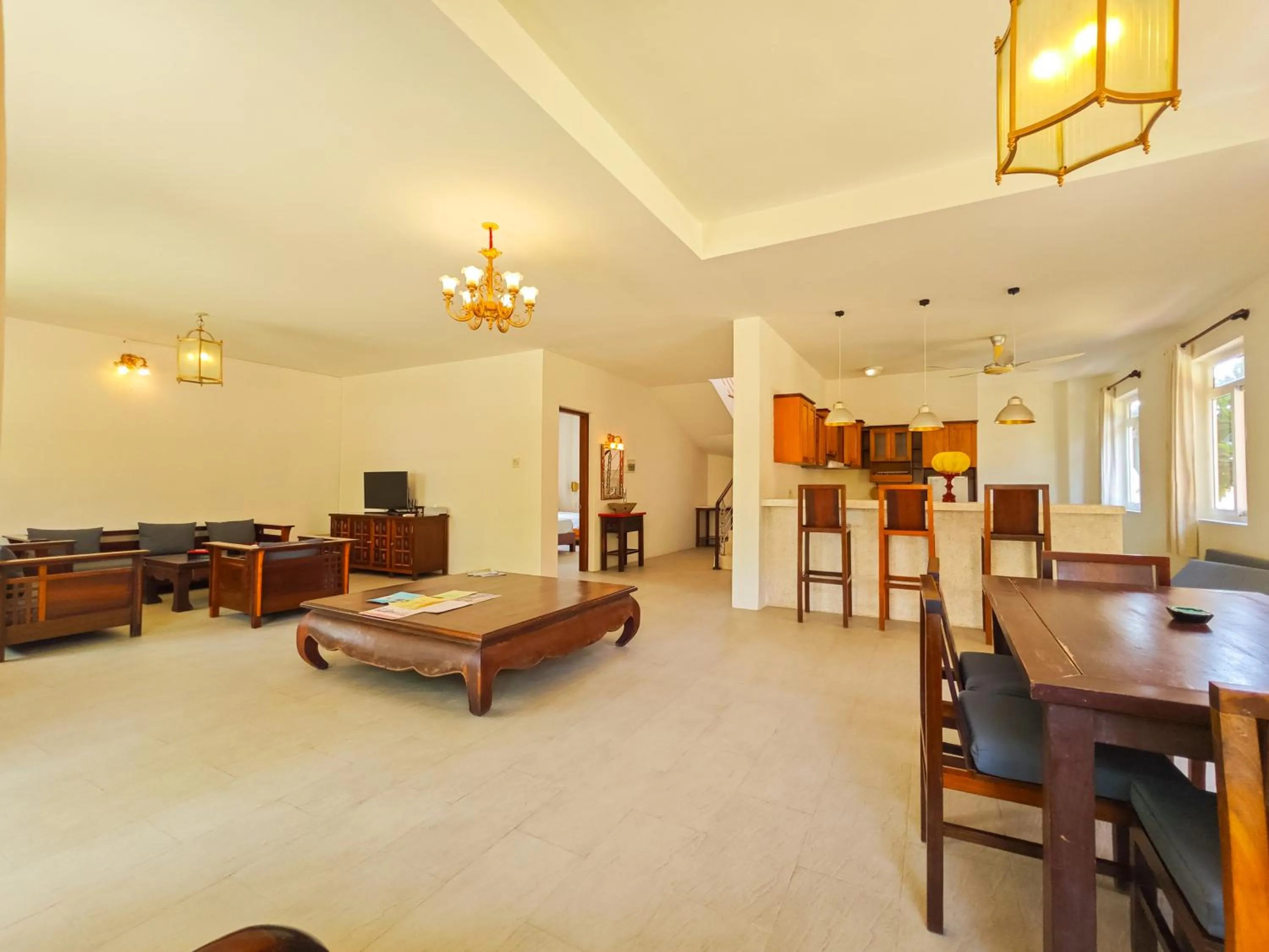 Living room in Full Moon Village Resort