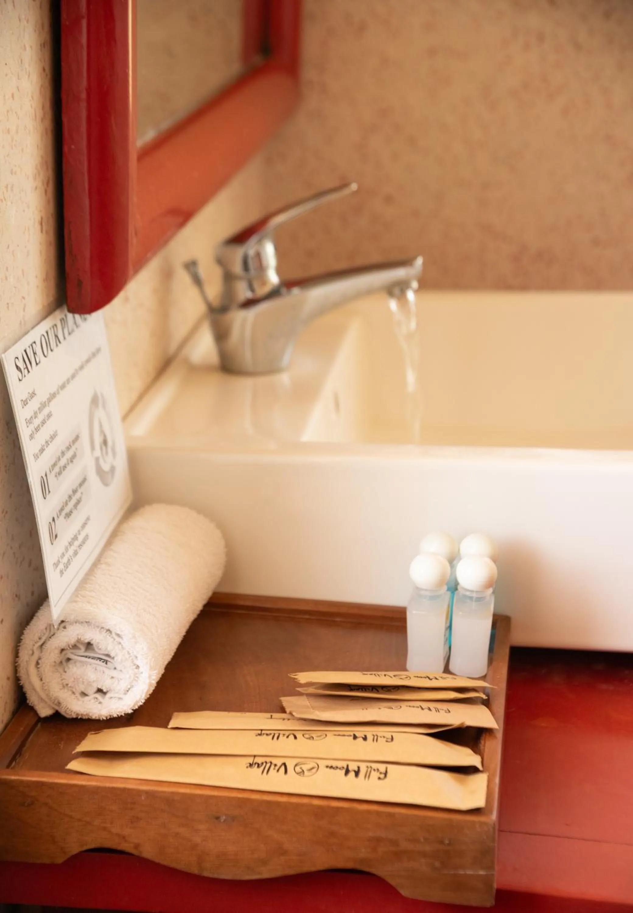 Shower in Full Moon Village Resort