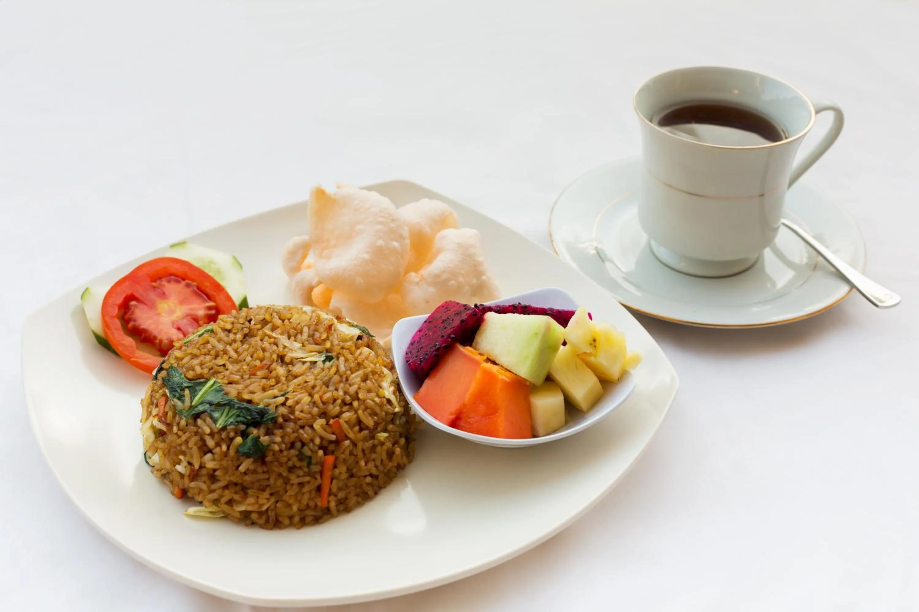 Breakfast in Simpang Inn Hotel