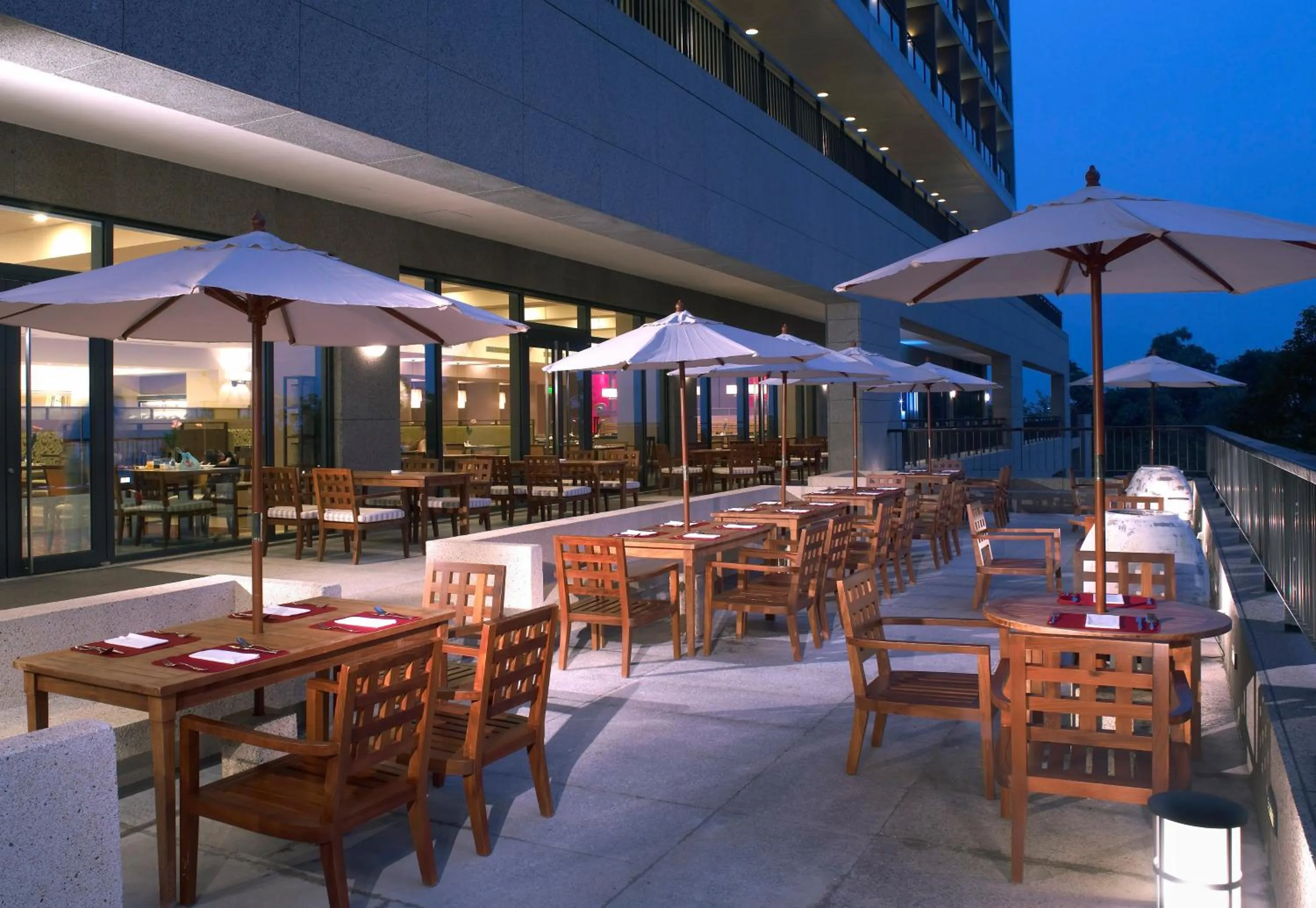 Patio in Fleur de Chine Hotel