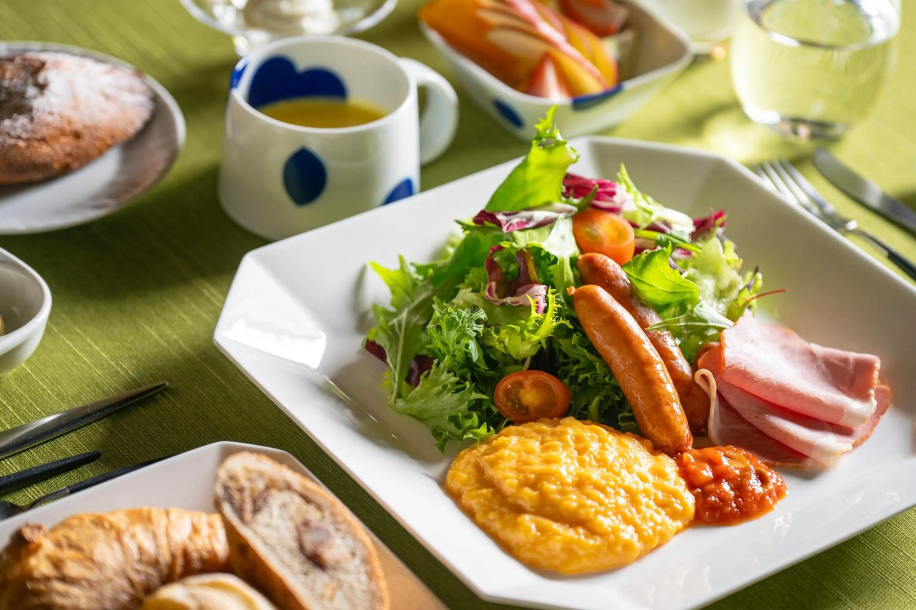 Breakfast in Arimasansoh Goshobessho