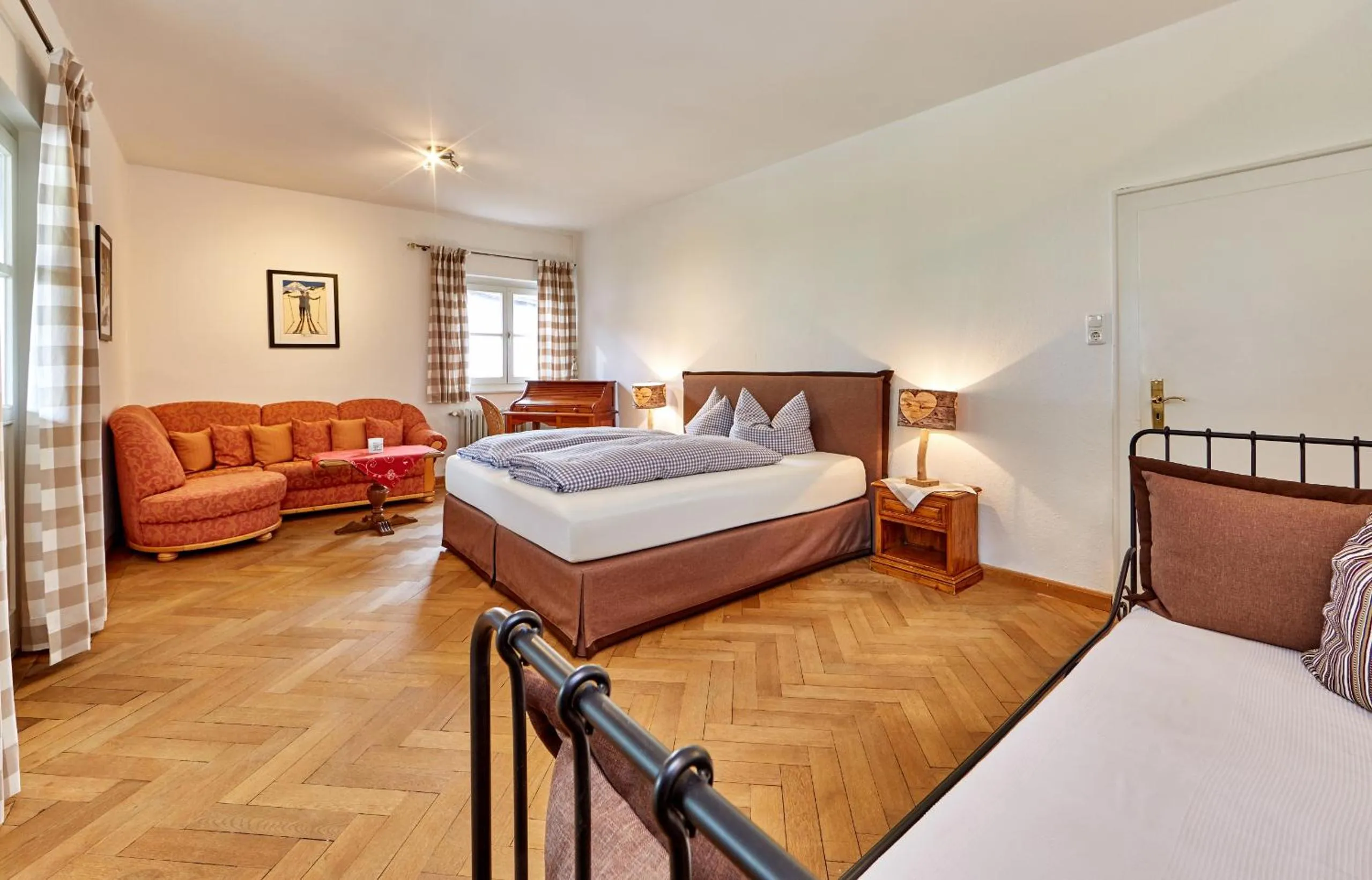 Photo of the whole room, Bed in Olympiahaus