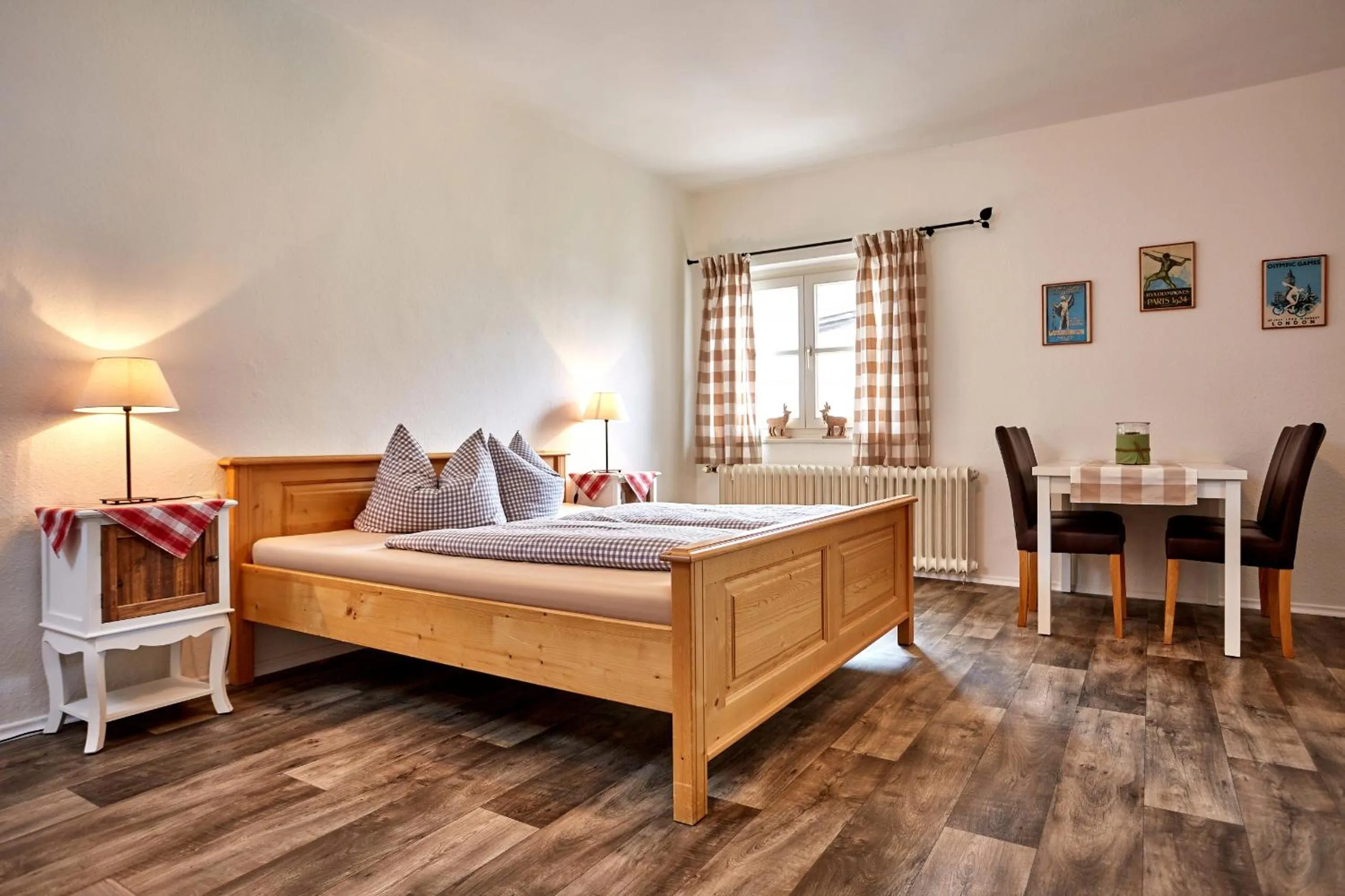 Photo of the whole room, Bed in Olympiahaus