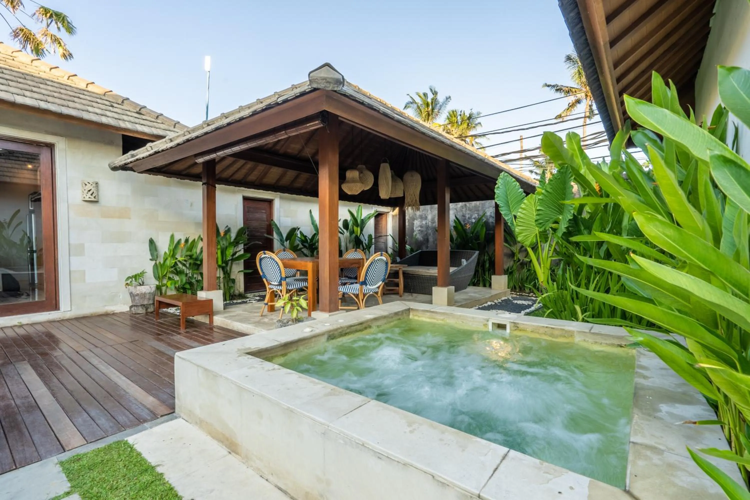Patio in The Akasha Seminyak Bali Luxury Villas
